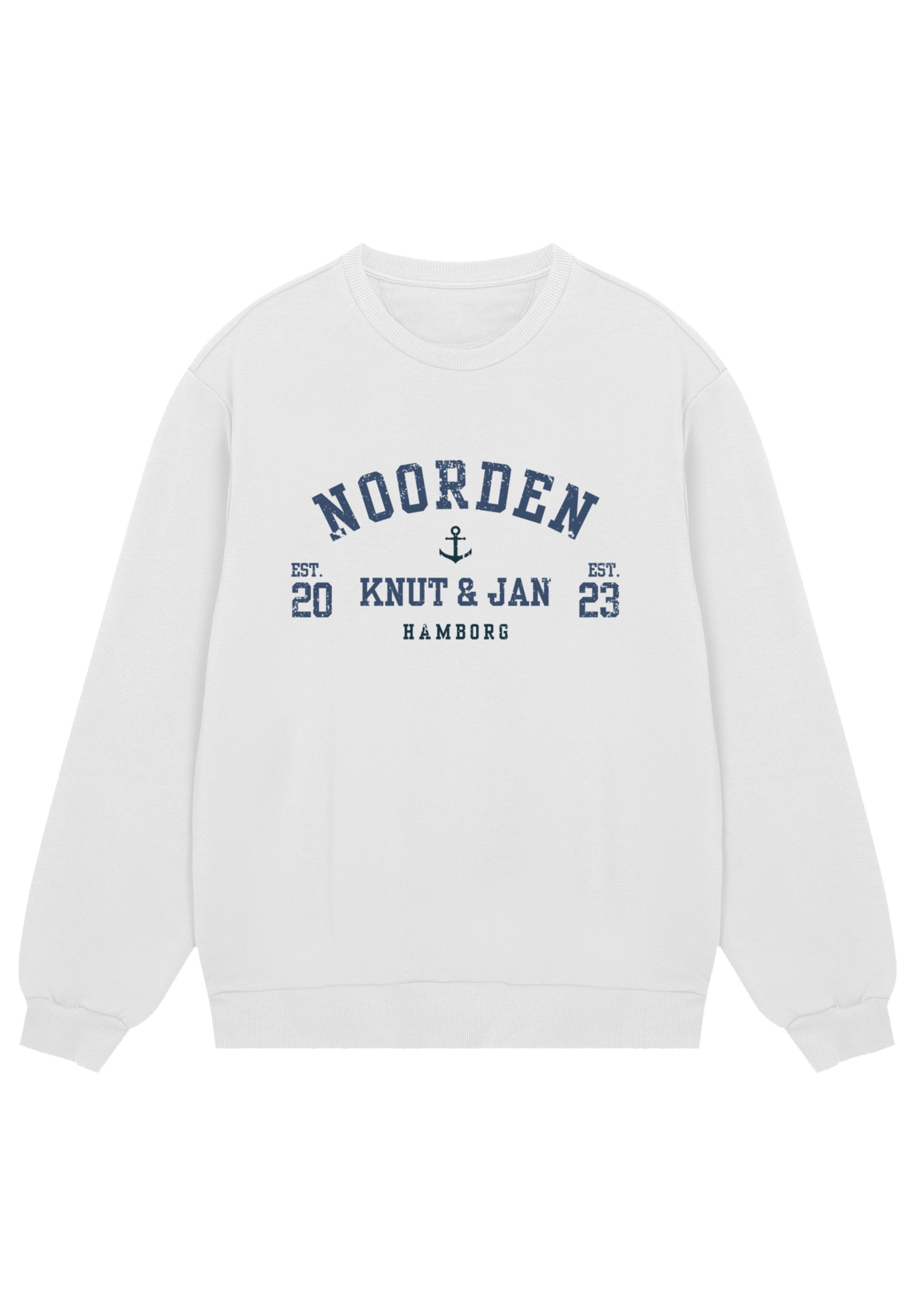 F4NT4STIC Sweatshirt "Knut & Jan Hamburg Noorden Collegiate", Premium Quali günstig online kaufen