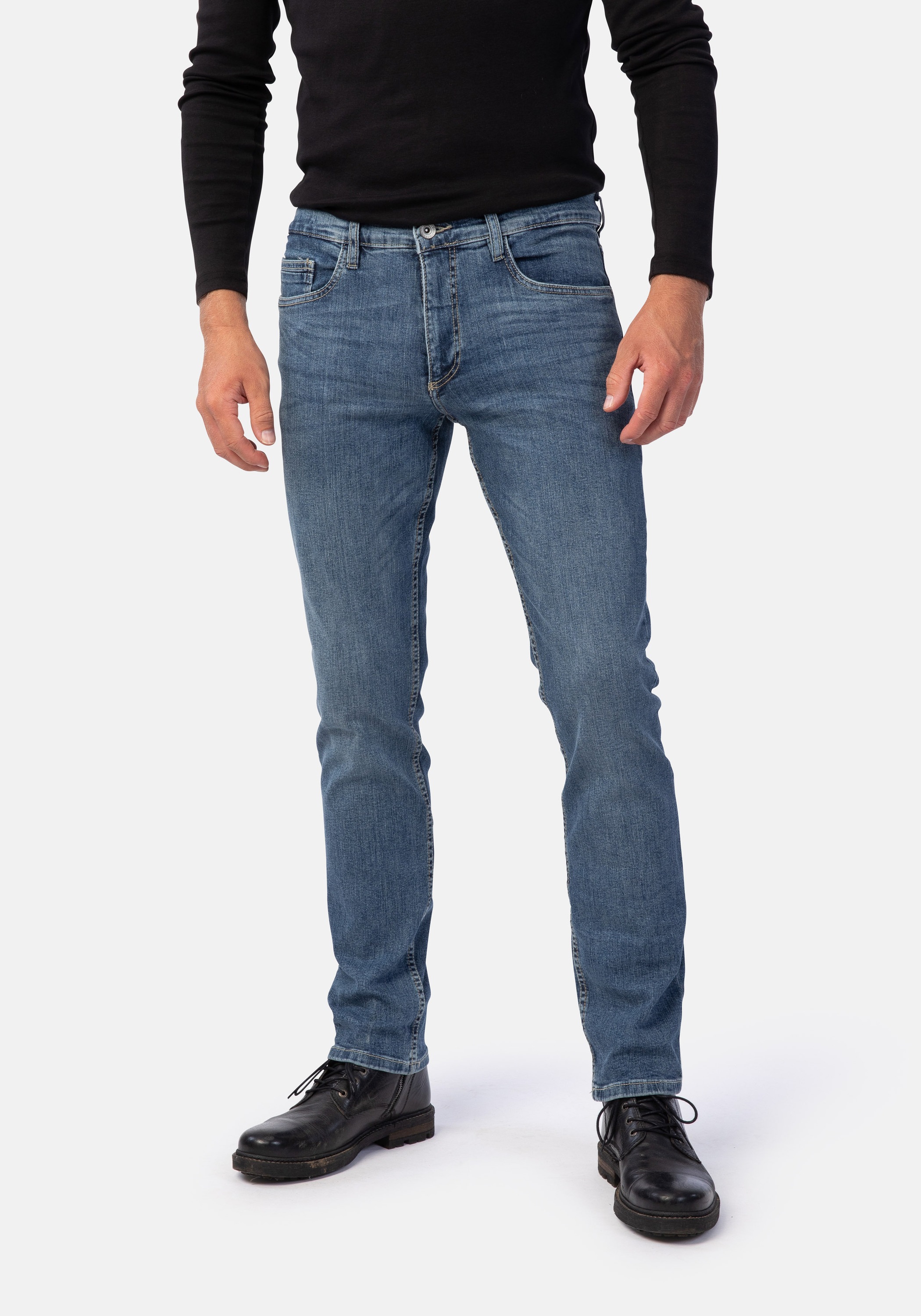 HERO by John Medoox 5-Pocket-Jeans "Portland Denim Slim Straight Stretch Je günstig online kaufen