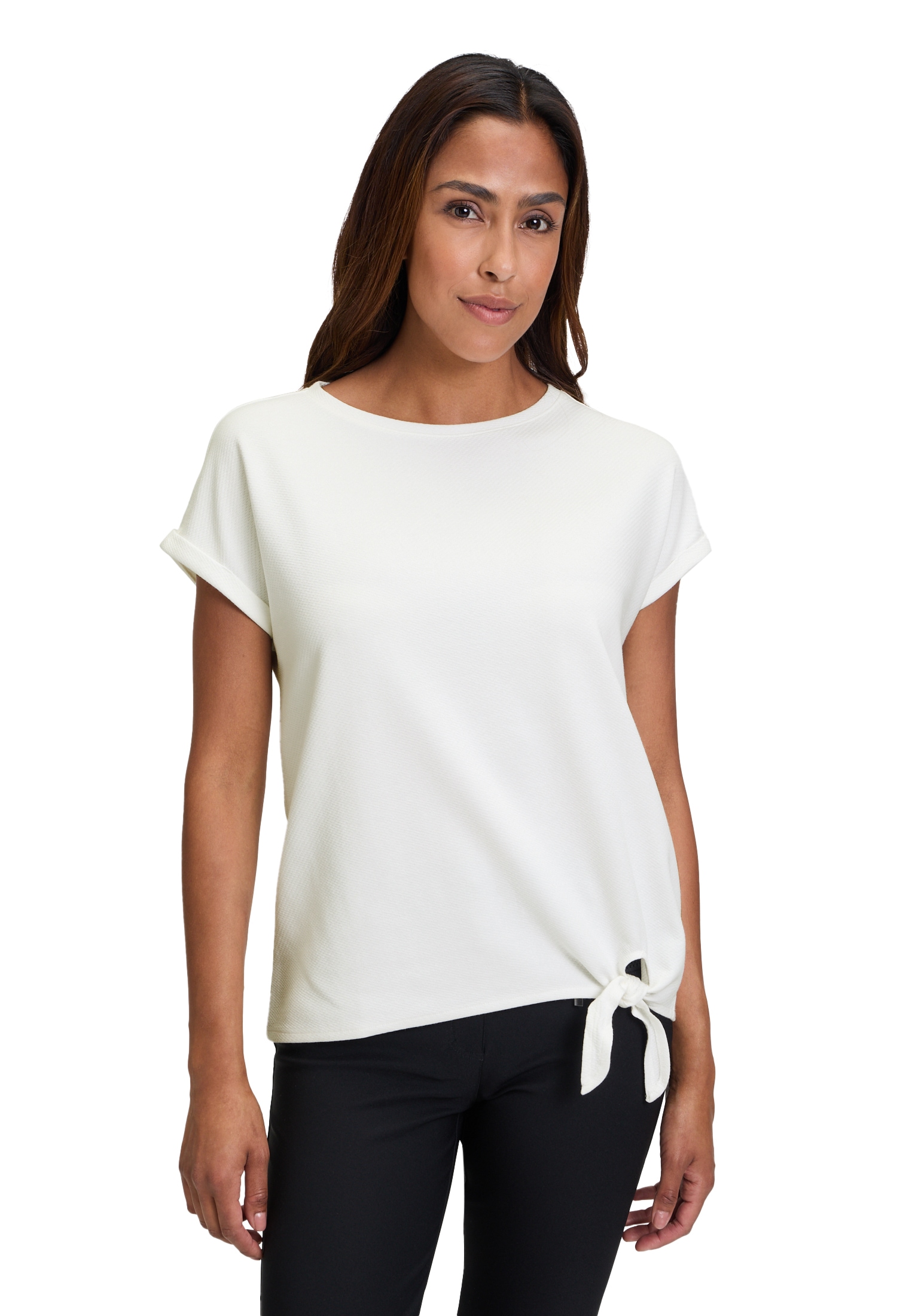 Kurzarmshirt »Betty Barclay Halbarm-Shirt mit Schleifenknoten«, Struktur