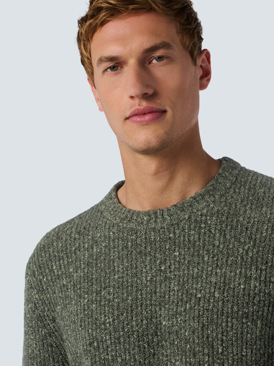 NO EXCESS Strickpullover, in melierter Optik