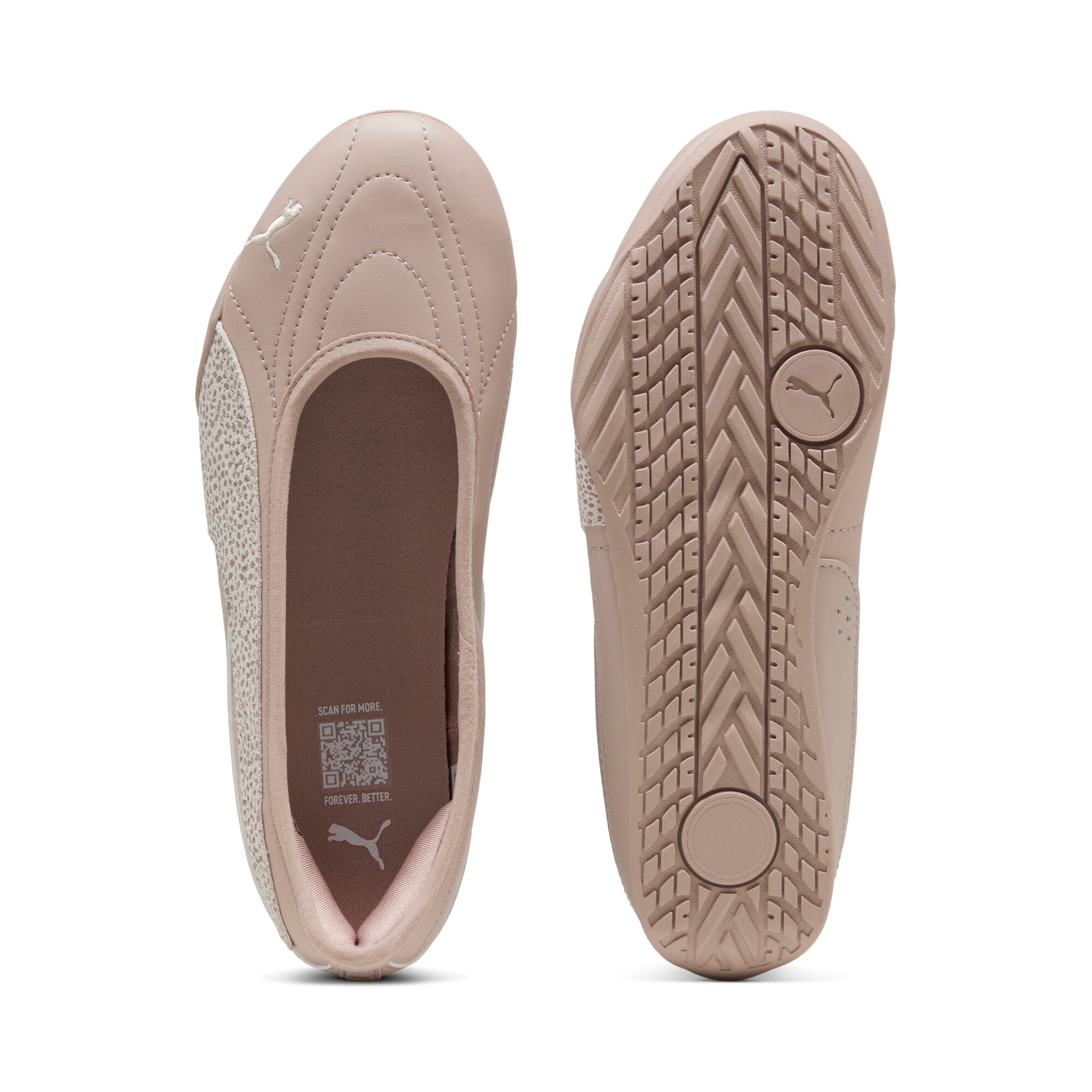 PUMA Sneaker »CATCH SOLEIL BALLERINA TOPCAT«  mit Leo-Print, mit Schnürung, mit profilierter Gummi-Laufsohle