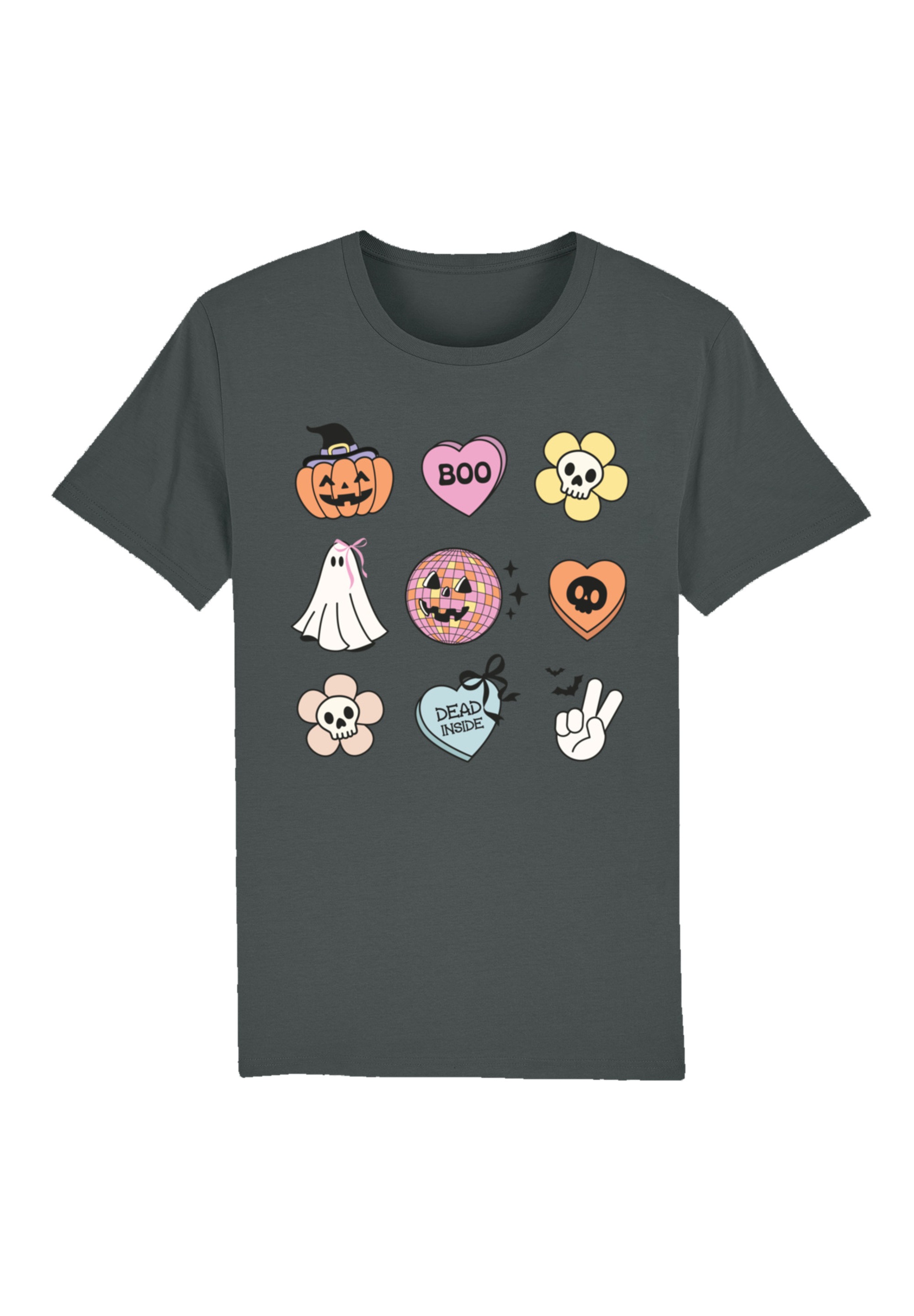 F4NT4STIC T-Shirt "Retro Halloween Icons", Premium Qualität günstig online kaufen