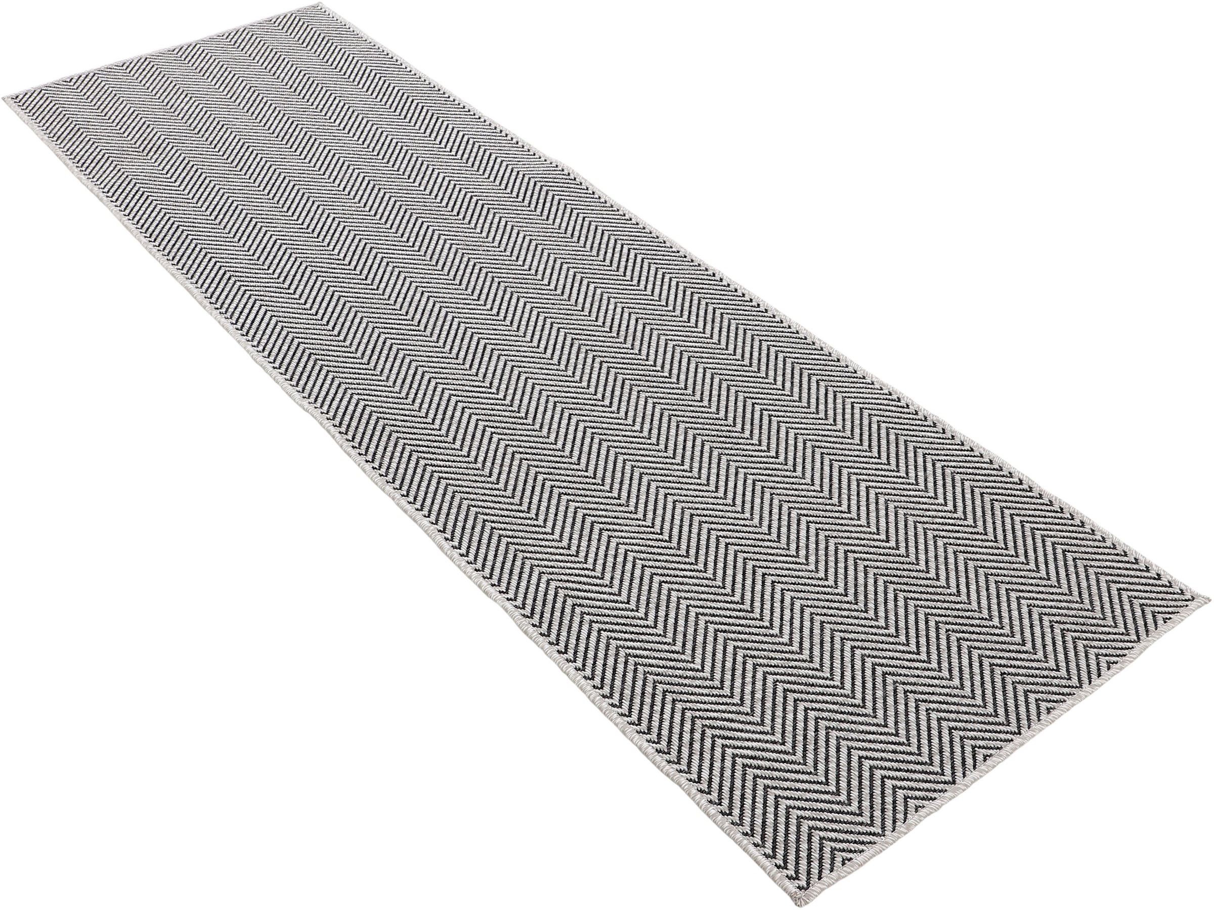 Thumbnail - carpetfine Teppich "Boho 106", rechteckig, 4 mm Höhe, robustes Flachgewebe, Sisal Optik, UV-beständig, Außenbereich