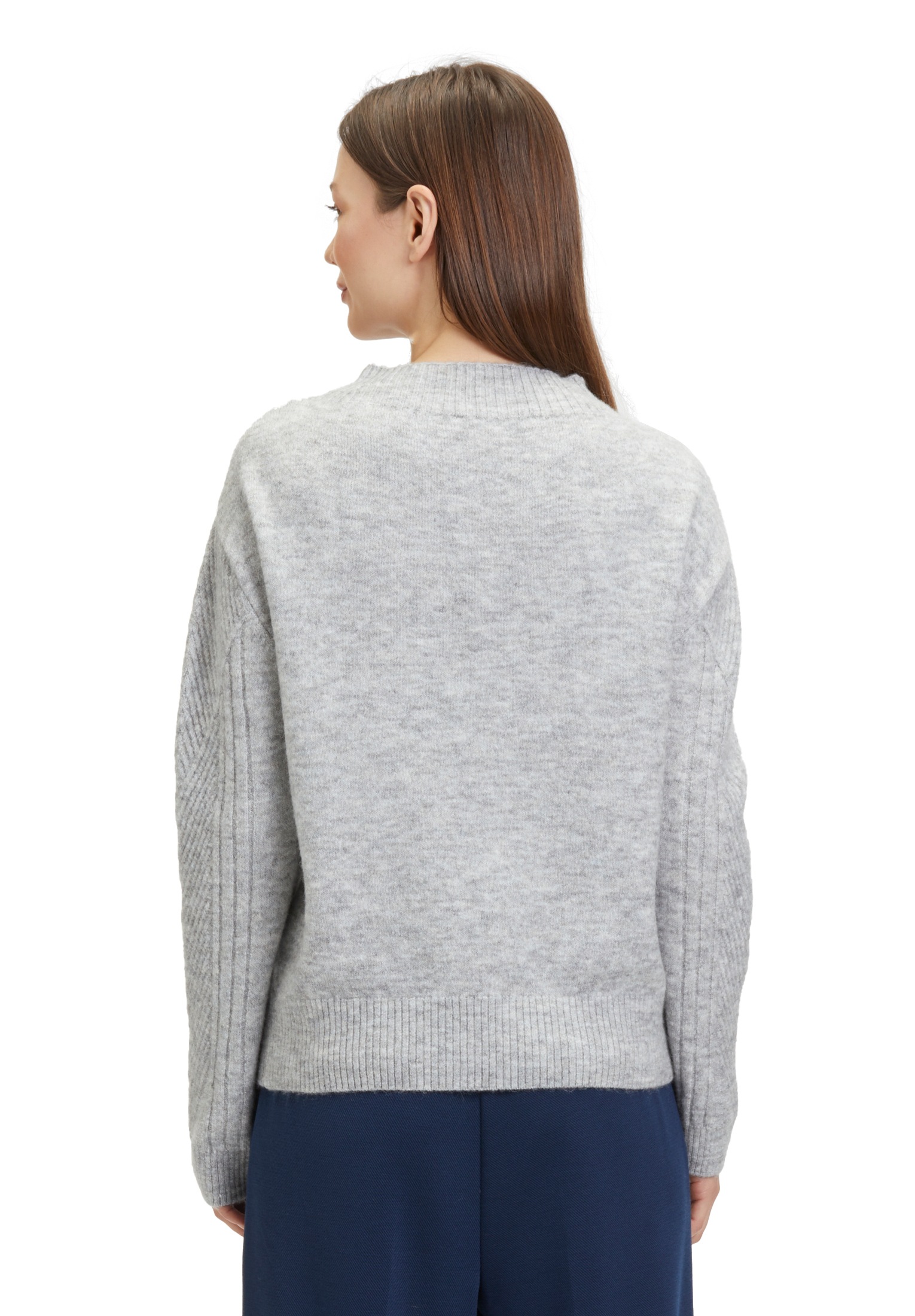 Betty&Co Strickpullover »Betty & Co Strickpullover mit Perlen«, (1 tlg.), Perlen