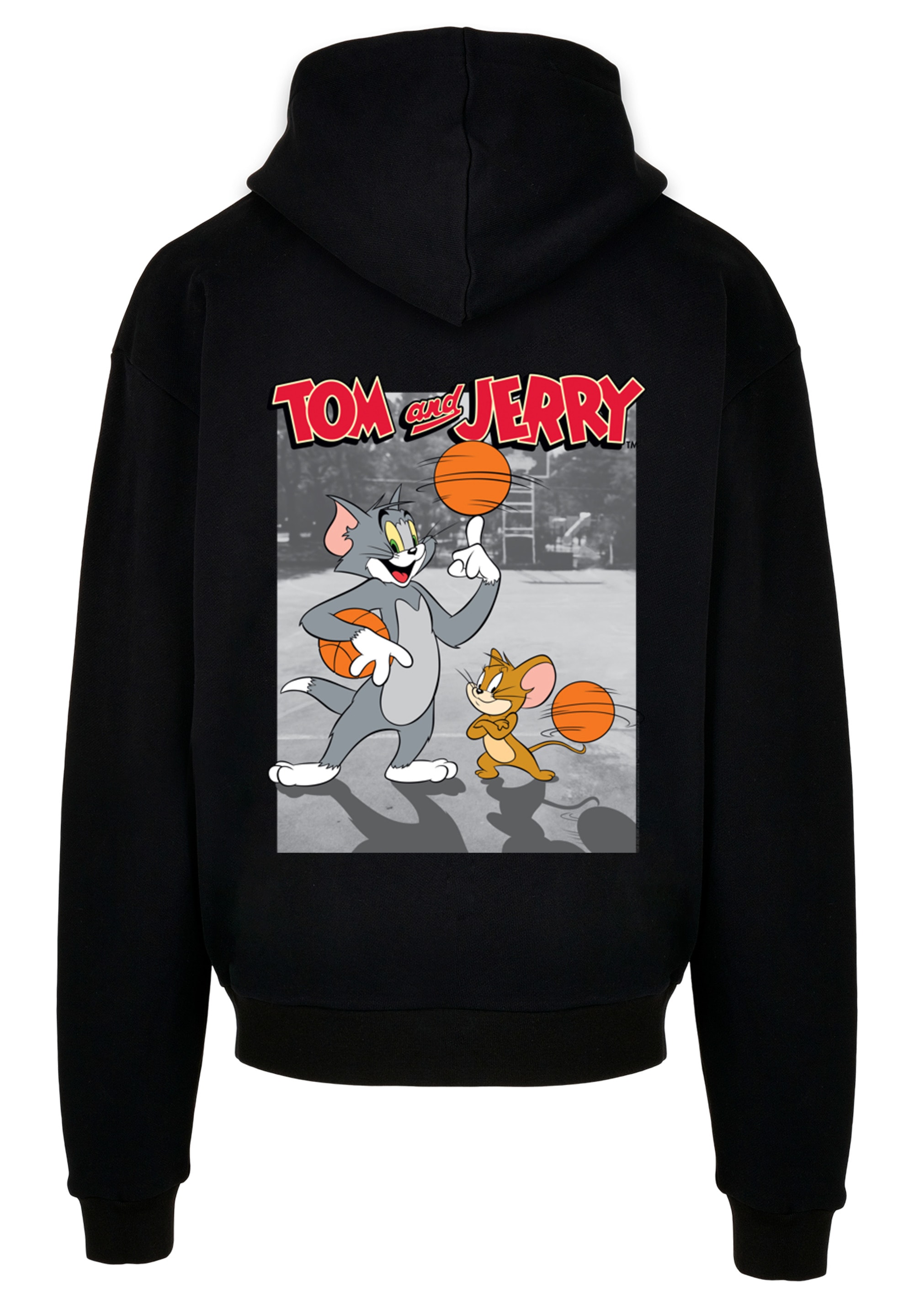 F4NT4STIC Kapuzenpullover »Tom and Jerry TV Serie Basketball Buddies«, Herren,Premium Merch,Oversize,Kapuzenpullover,Bedruckt