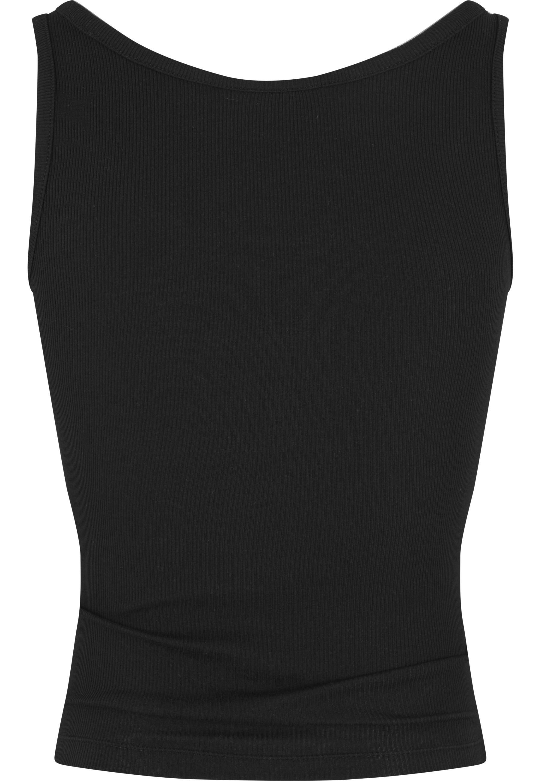 URBAN CLASSICS Tanktop »Urban Classics Ladies Organic Basic Rib Top 2-Pack«