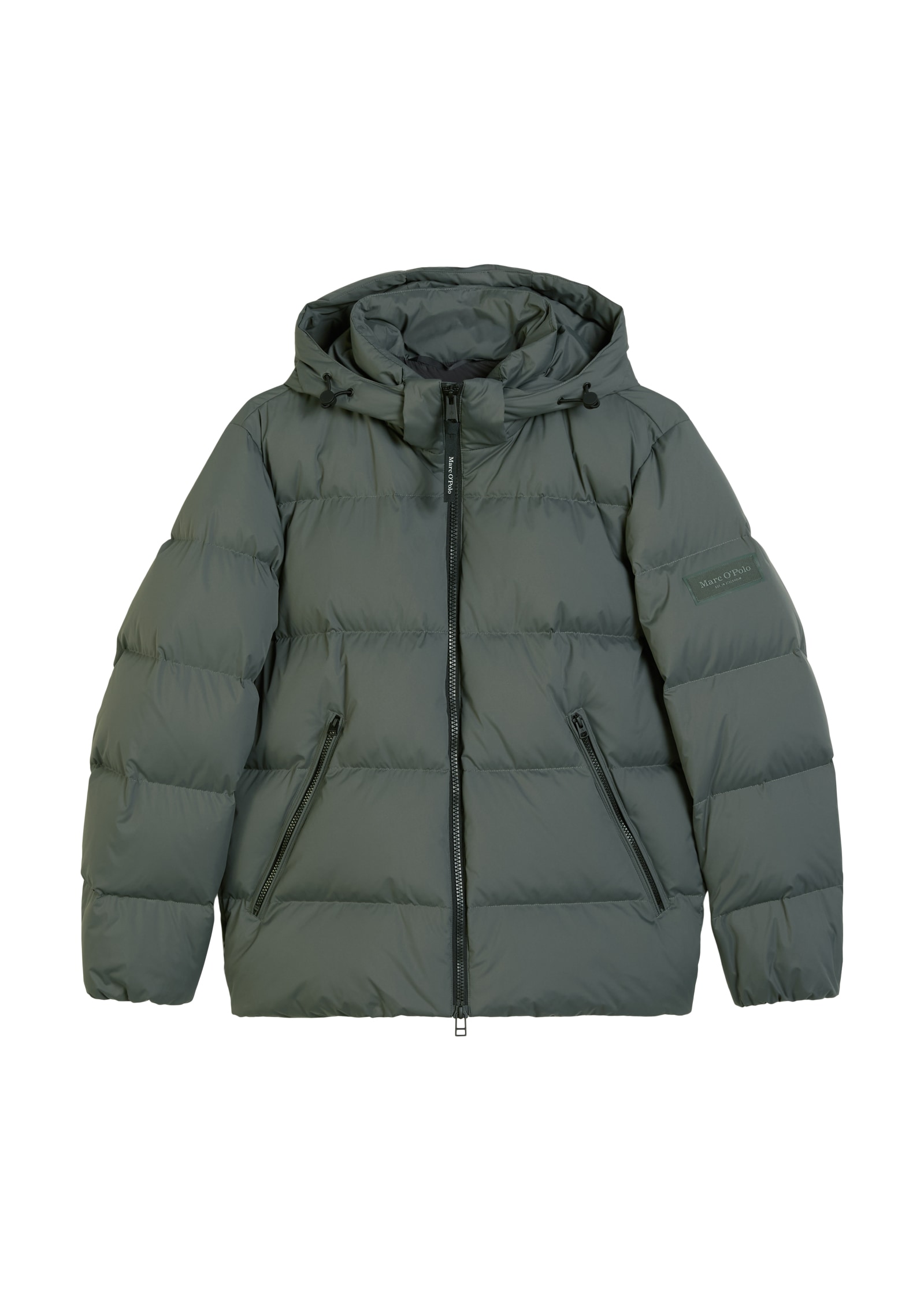 Marc O'Polo Daunenjacke, mit Kapuze, mit 2-Wege-Zipper und abnehmbarer Kapuze