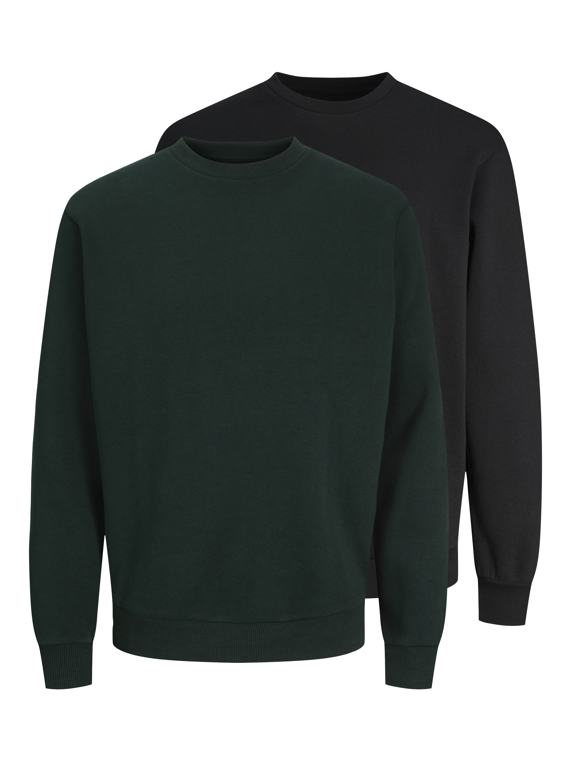 Jack & Jones "JJEBRADLEY SWEAT CREW 2PK MP", Materialmix, relaxed fit