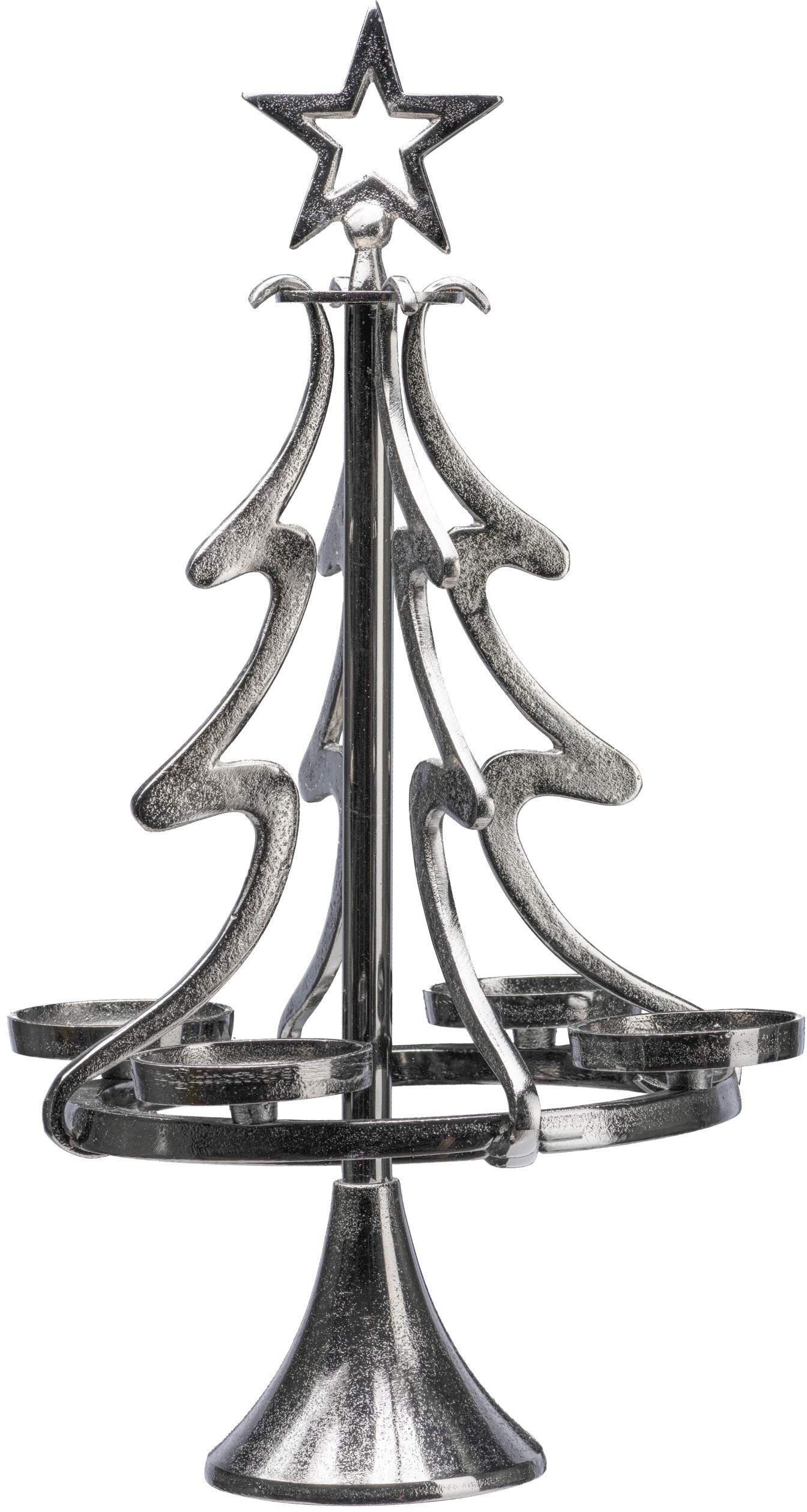 my home Adventsleuchter »Tannenbaum, Weihnachtsdeko«, (1 St.), Kerzenständer  aus Aluminium, Höhe 99 cm kaufen | BAUR