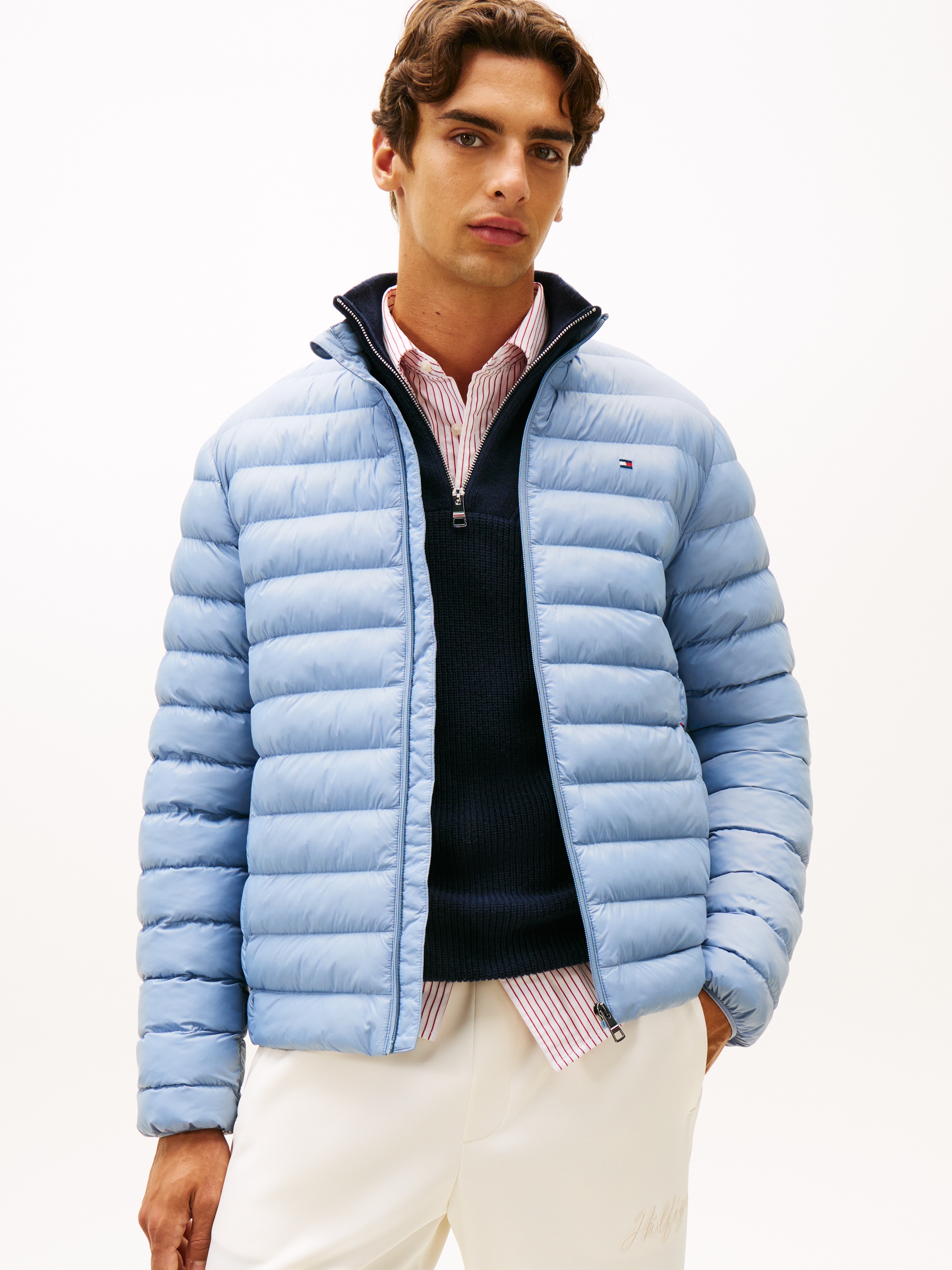Tommy Hilfiger Steppjacke "PACKABLE RECYCLED JACKET", Übergangsjacke mit Lo günstig online kaufen