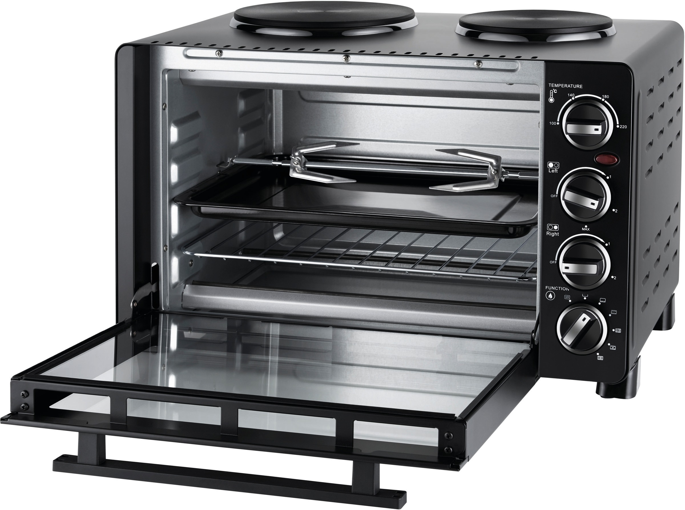 Unold 68885 four et cuisinière Electrique Céramique Noir