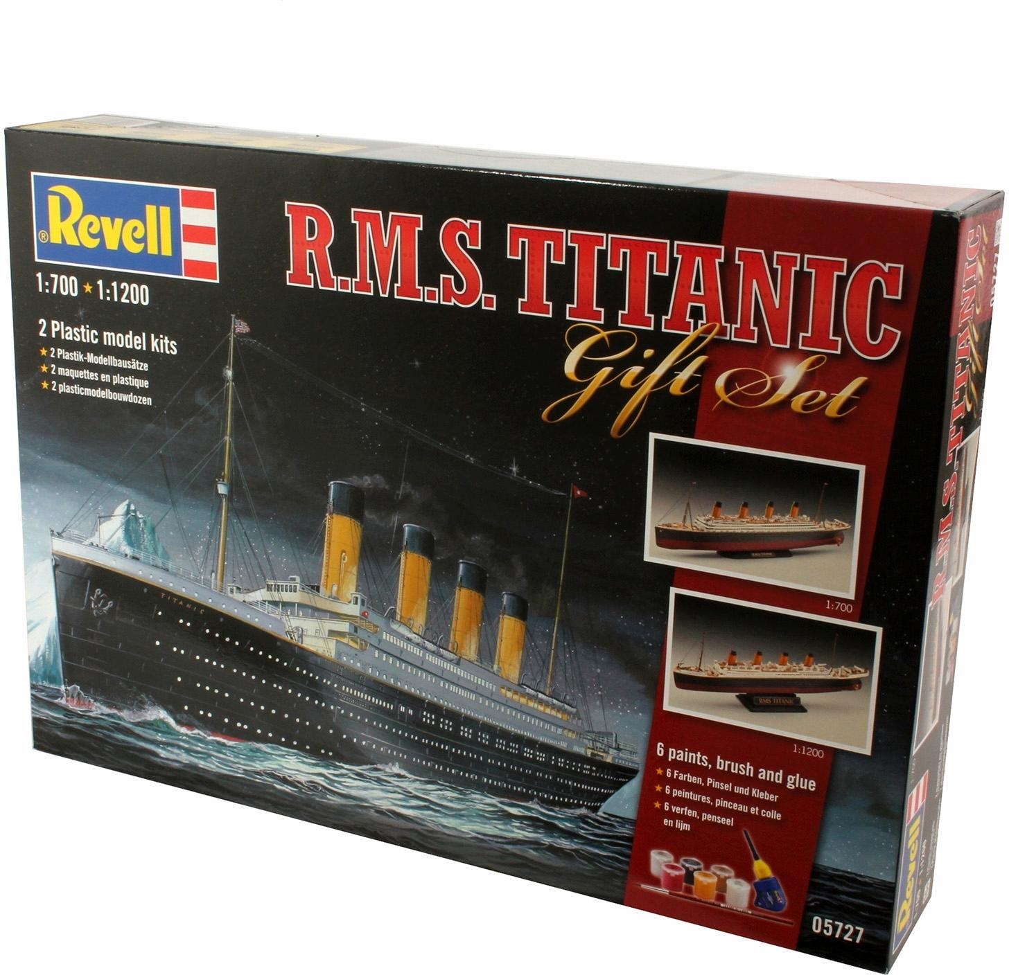 Revell® Modellbausatz »Geschenkset Titanic«, (Set), 1:700 · 1:1200, Made in Europe