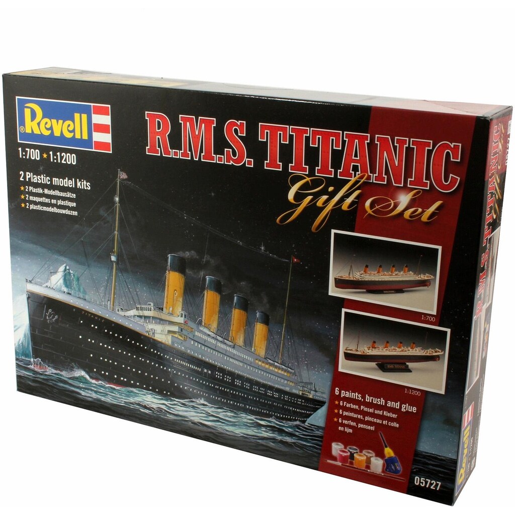 Revell® Modellbausatz »Geschenkset Titanic«, (Set), 1:700 · 1:1200, Made in Europe