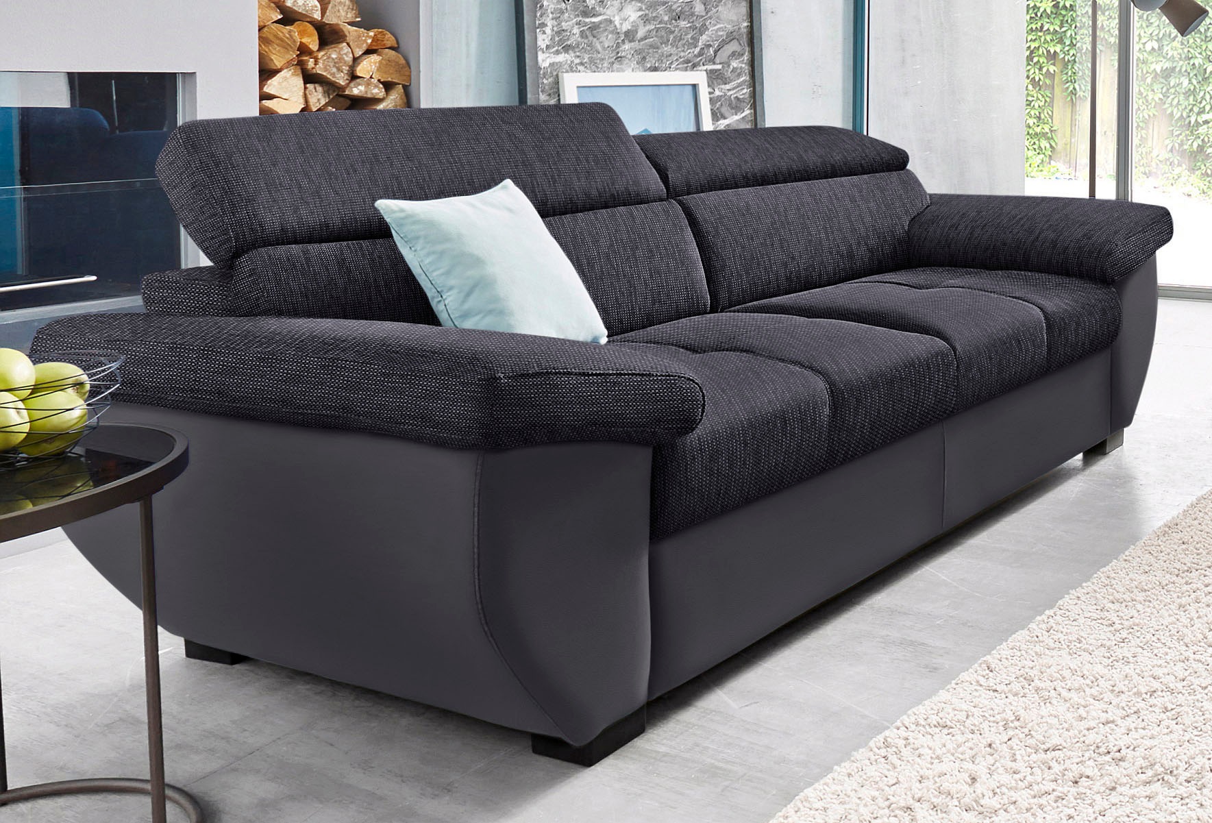 COTTA 2,5-Sitzer "Speedway" Big-Sofa mit Kopfteilverstellung günstig online kaufen