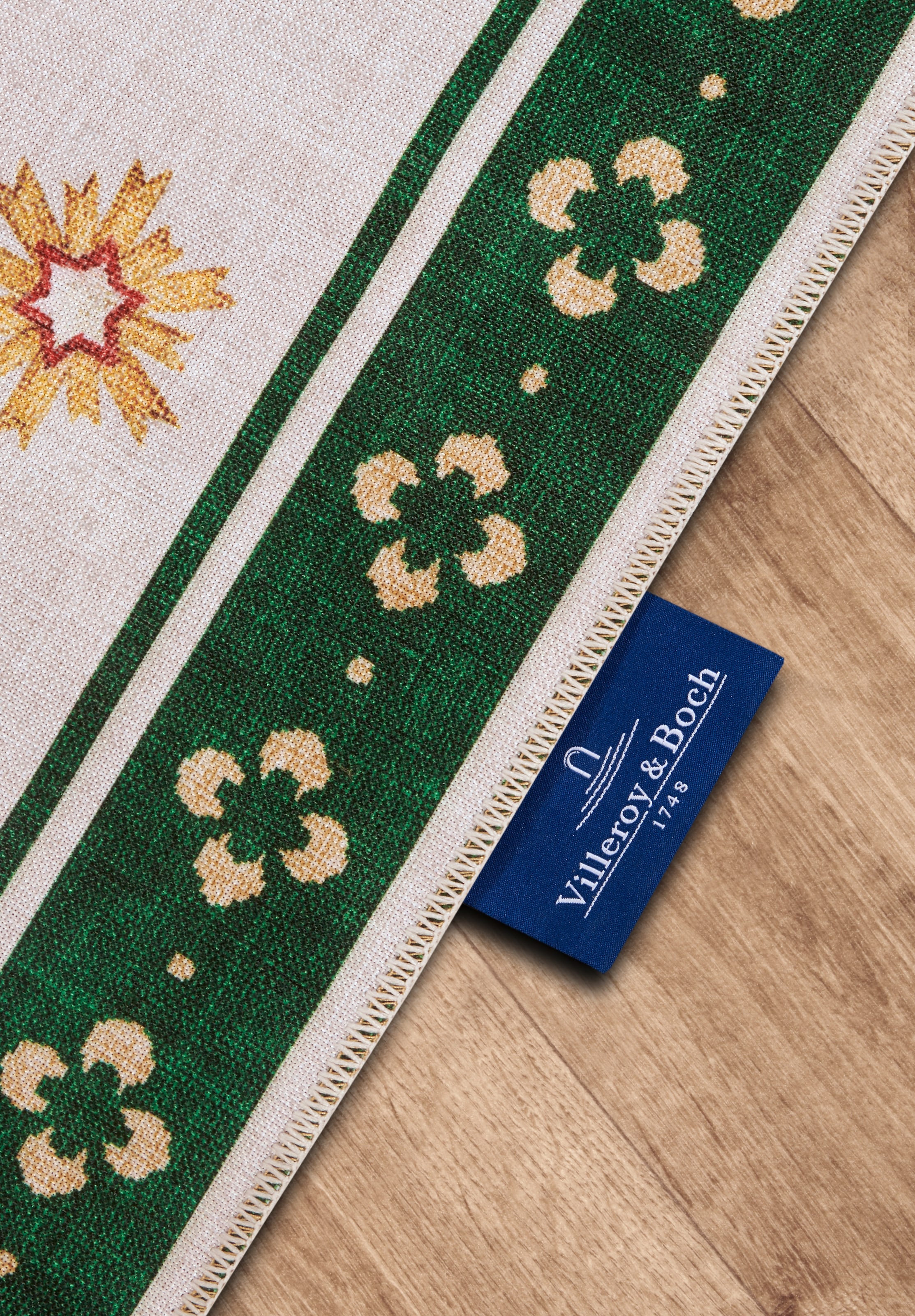 Villeroy & Boch Teppich »Nostalgic Toy's Delight, eckig, rund und Läufer«, rechteckig, 3 mm Höhe, Weihnachten, Wohnzimmer, Flur, Geschenk, Toys Delight, Dekoration