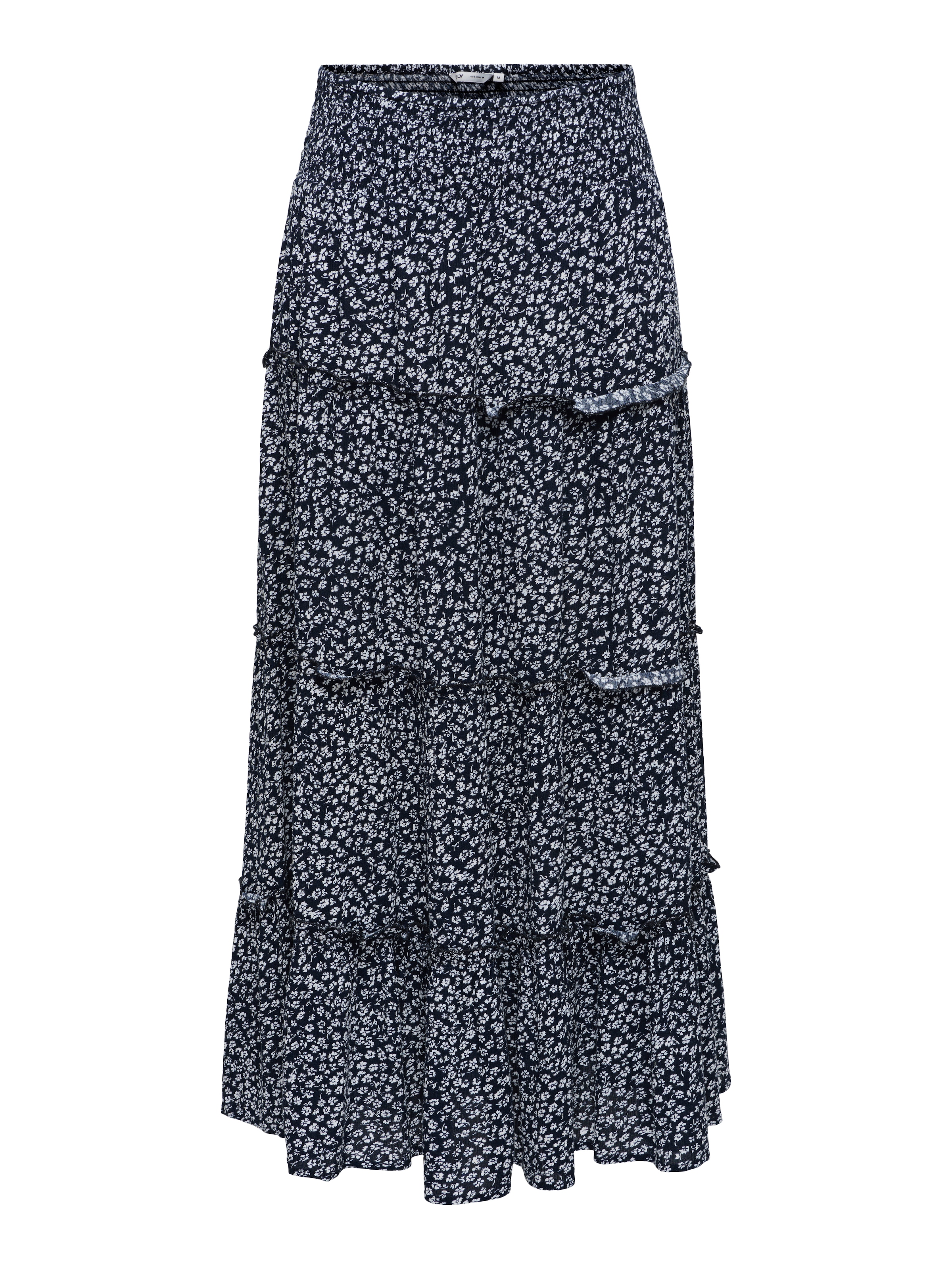 ONLY Maxirock "ONLFERNANDA LIFE LAYRED LONG SKIRT NOOS" Viskose, gesmoktes günstig online kaufen