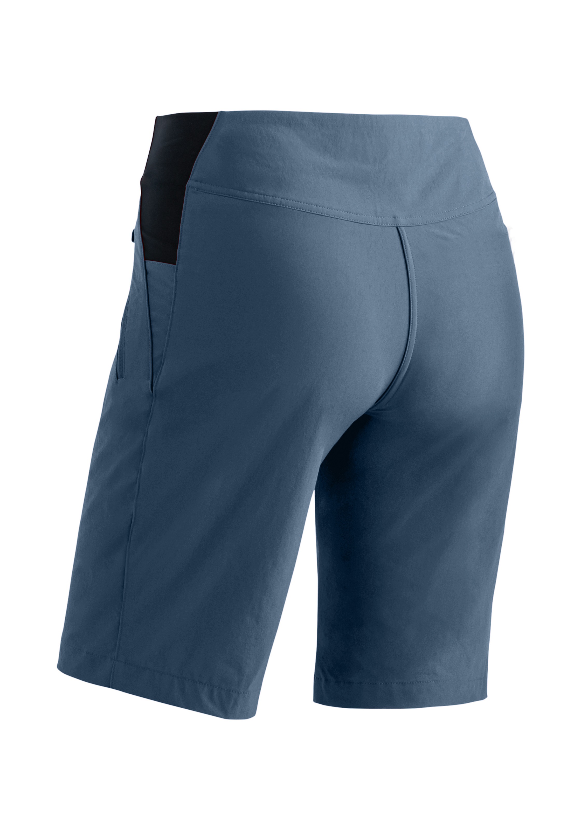 Outdoorhose MAIER SPORTS "Inara Short Vario", Damen, Gr. 40, Normalgrößen, blau (jeansblau), 90% Polyamid, 10% Elasthan, Hosen Outdoorhose, Damen Shorts, kurze Wanderhose, Outdoor-Hose, 4 Taschen, Regular Fit 2