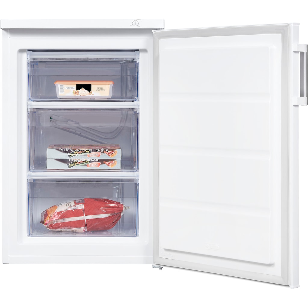 exquisit Gefrierschrank »GS81-H-010D weiss«, 85 cm hoch, 56 cm breit