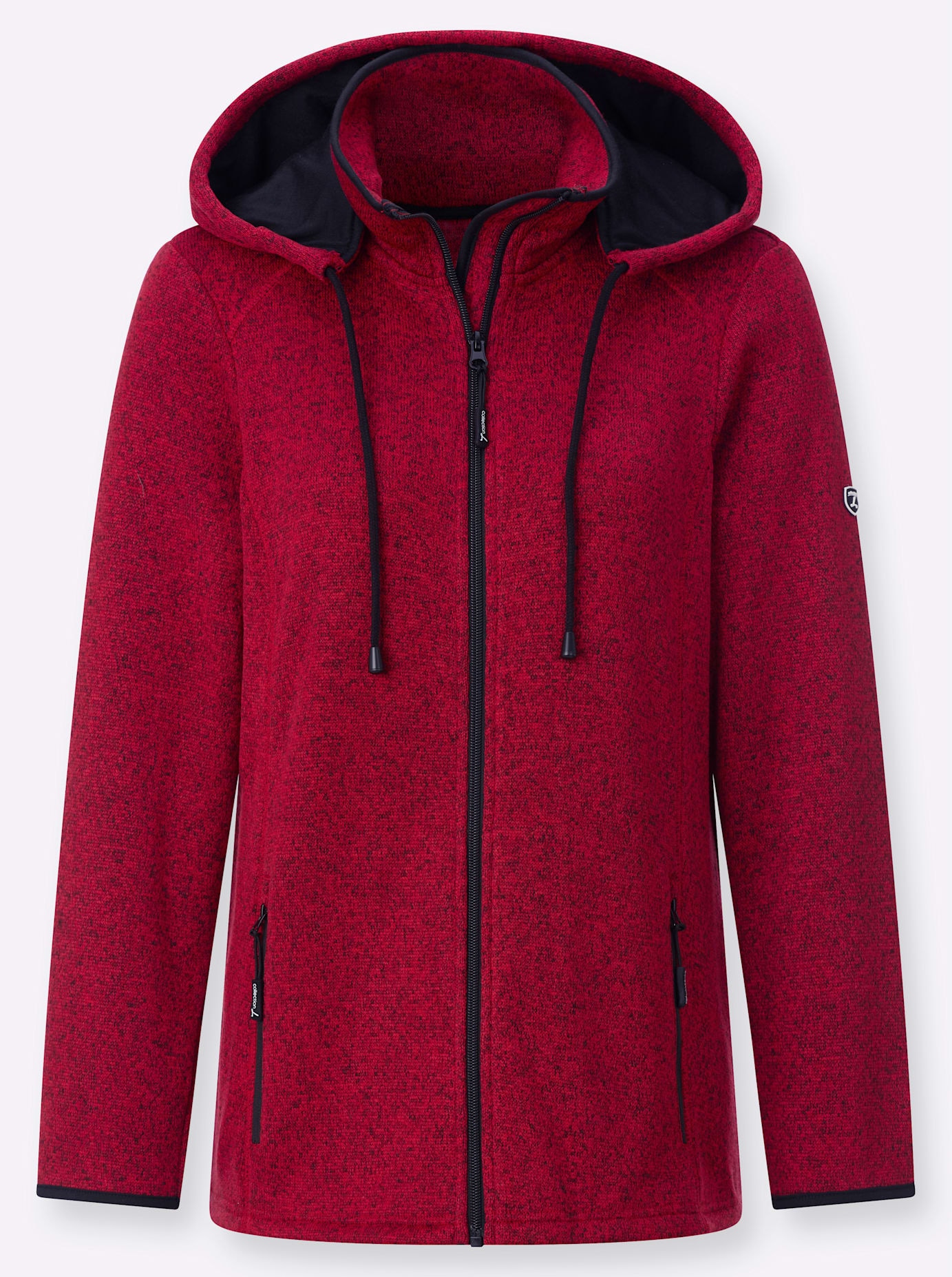 Casual Looks Fleecejacke mit Kapuze