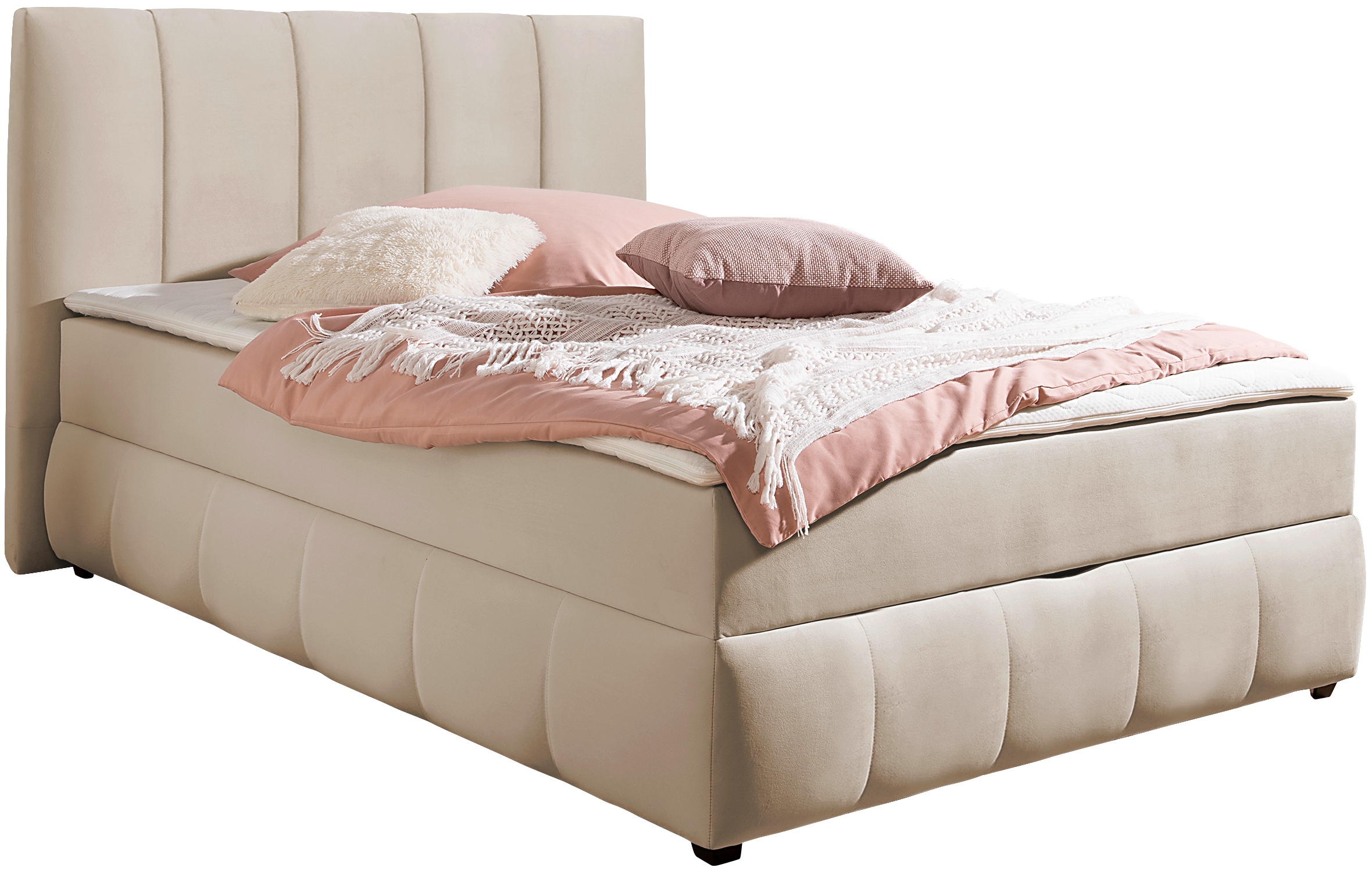 INOSIGN Boxbett »Hartley«, Inkl. Bettkasten & Topper, wählbar in H2, H3 o. H4