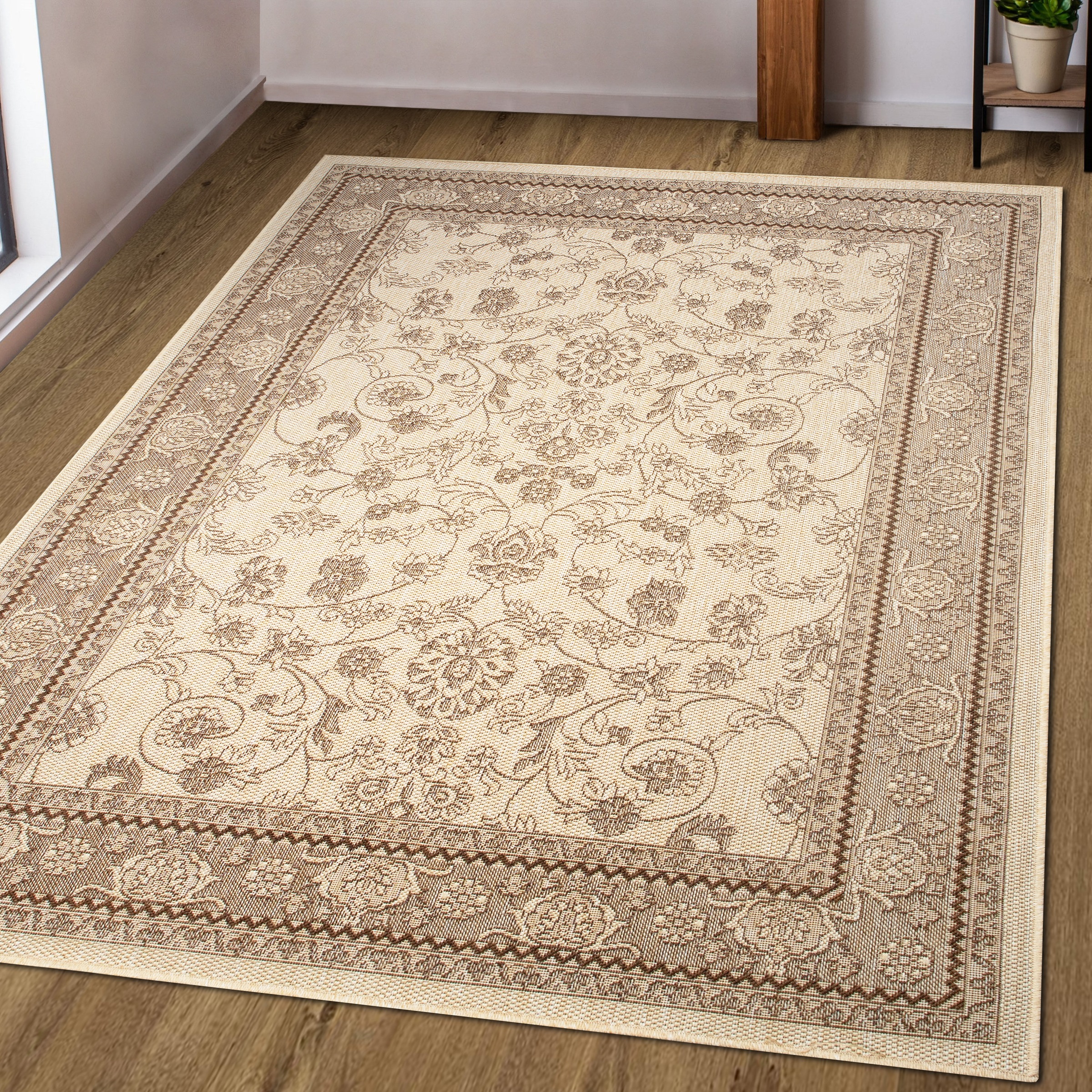 my home Teppich "Claren, auch für Balkon und Terrasse" rechteckig 3 mm Höhe günstig online kaufen