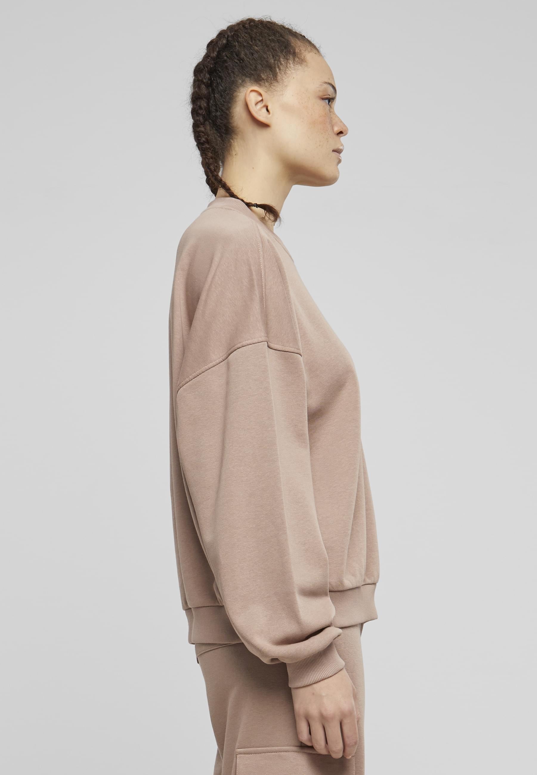 URBAN CLASSICS Sweater »Urban Classics Damen Ladies Oversized Light Terry Crewneck«