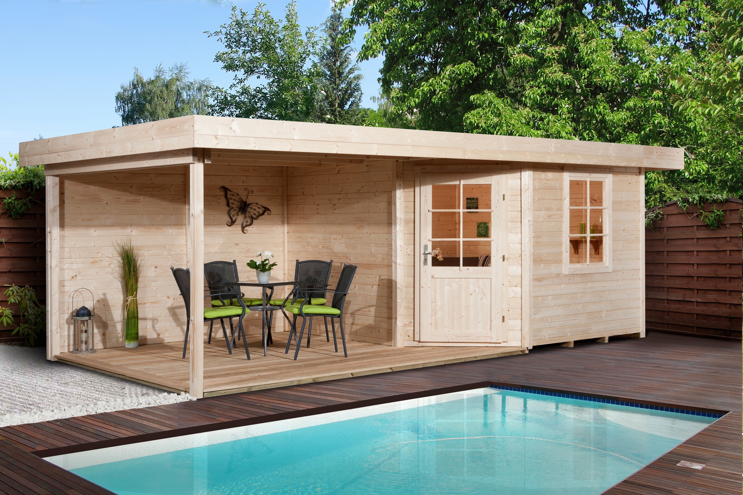 weka Gartenhaus "Designhaus 213B Gr.1"