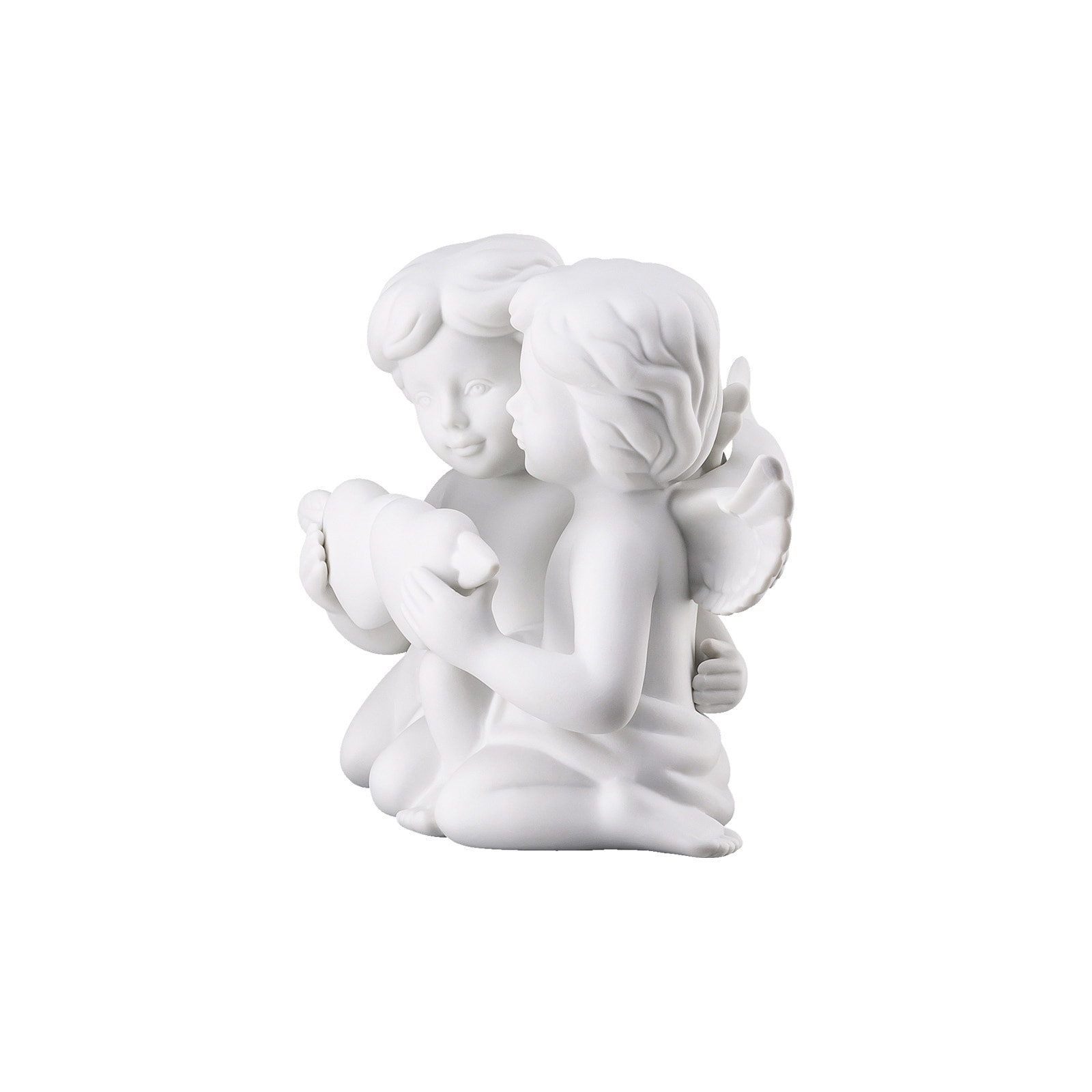 Rosenthal Dekofigur »Engelpaar mit Herz Angels weiß«