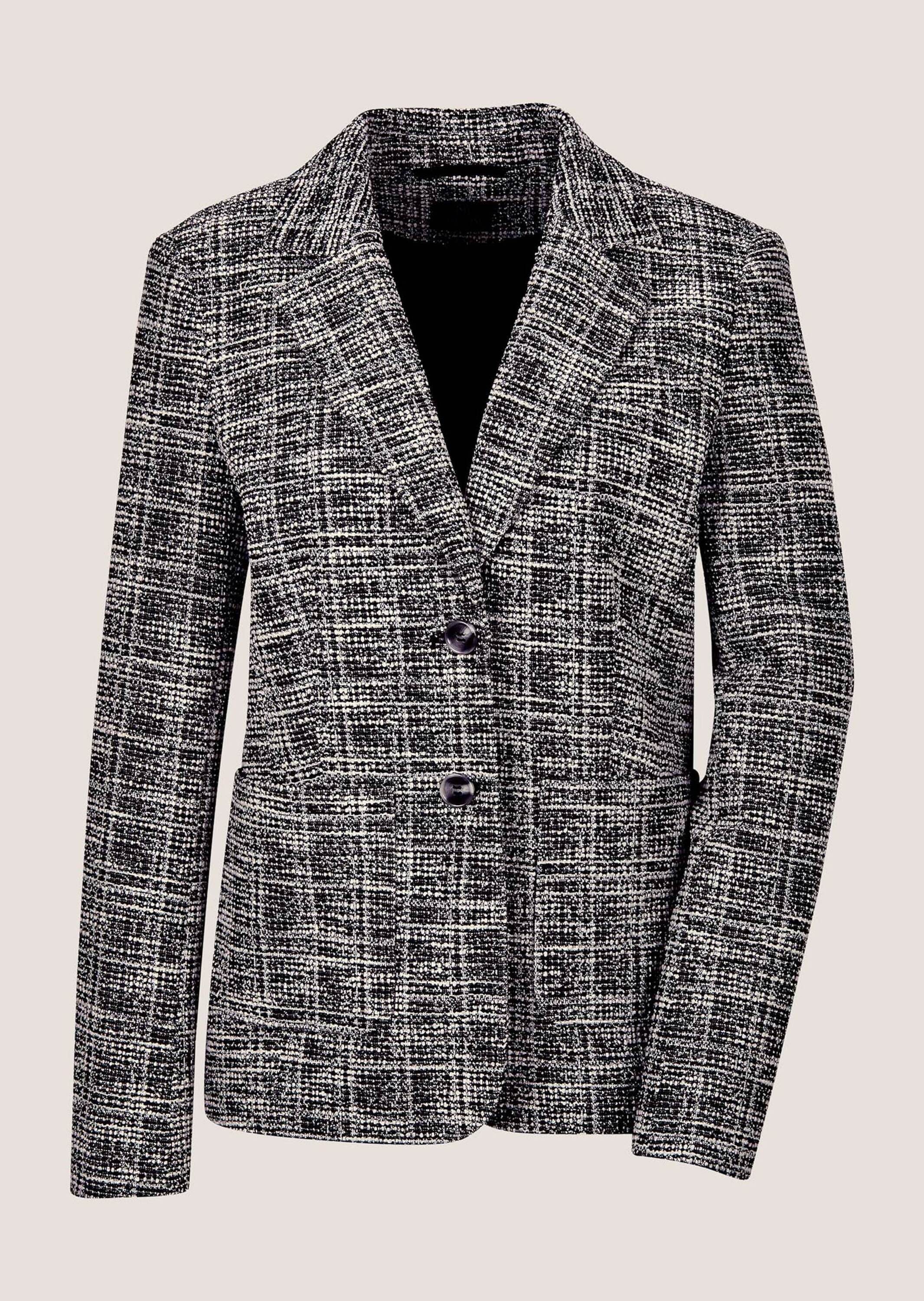 MADELEINE Jackenblazer "Tweedblazer Jerseyblazer mit Reverskragen" Tweed-Op günstig online kaufen