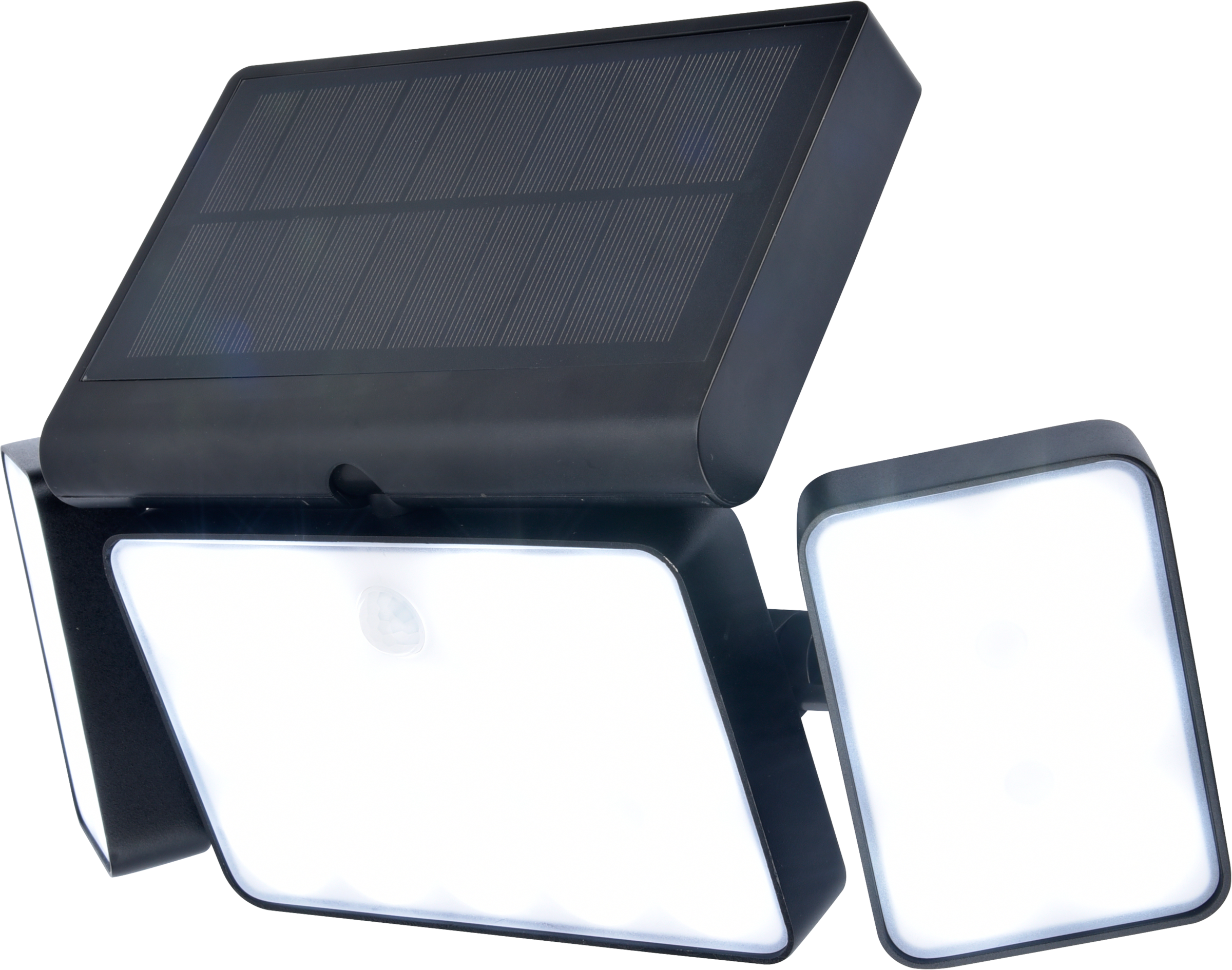 LUTEC LED Solarleuchte »Solar-Aussenwandl. TUDA«, 3 flammig, Leuchtmittel LED-Board | LED fest integriert