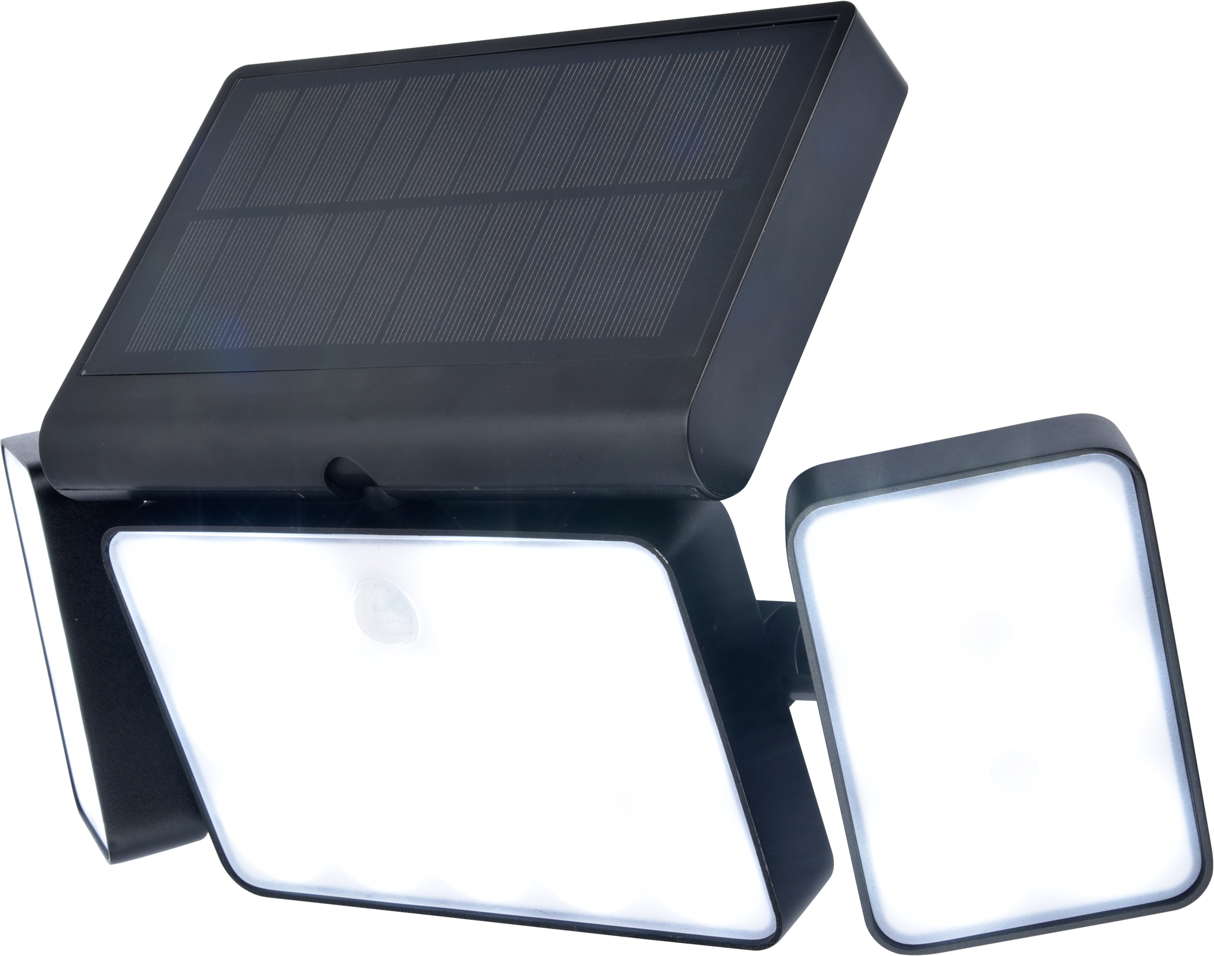 LUTEC LED Solarleuchte "Solar-Aussenwandl. TUDA", 3 flammig, Leuchtmittel L günstig online kaufen