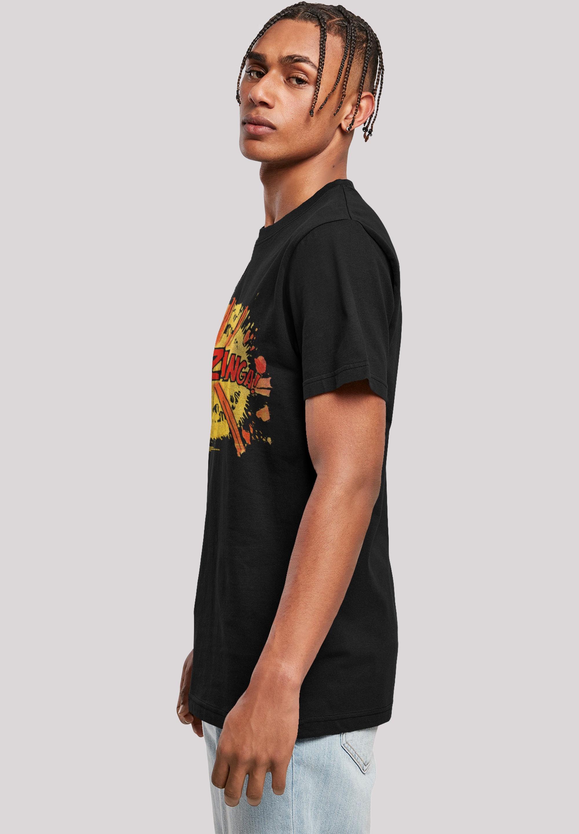 F4NT4STIC T-Shirt »Big Bang Theory TV Serie Bazinga Explosion«, Herren,Premium Merch,Regular-Fit,Basic,Bedruckt