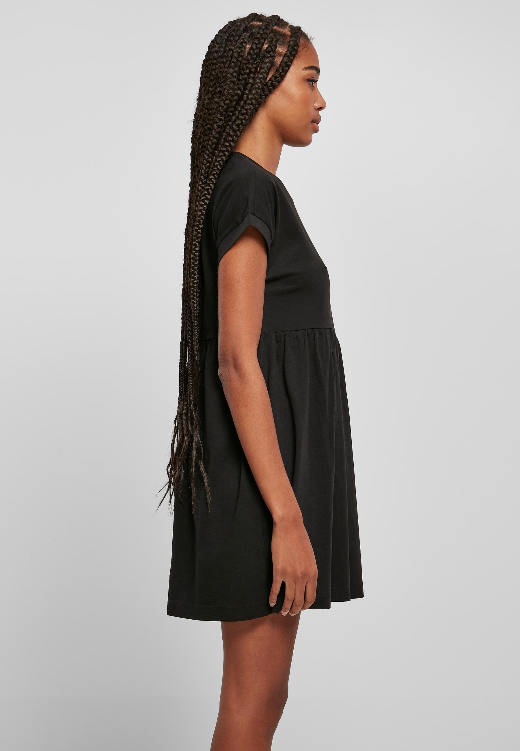 URBAN CLASSICS Shirtkleid »Urban Classics Damen Ladies Organic Empire Valance Tee Dress«, (1 tlg.)