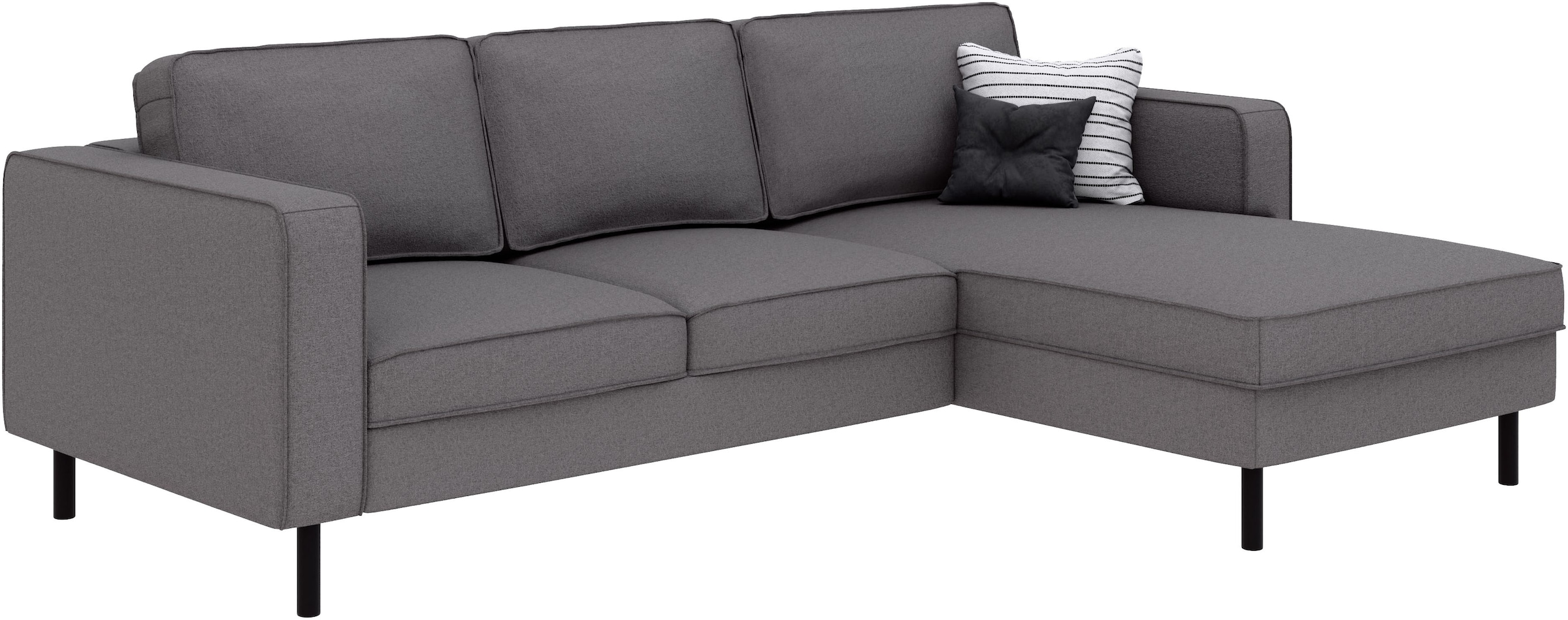 TRENDMANUFAKTUR Ecksofa »Watkins, Couch wahlweise mit Schlaffunktion & Bettkasten, auch in Cord«, Recamiere beidseitig montierbar, OTTOs Choice, Breite 232 cm