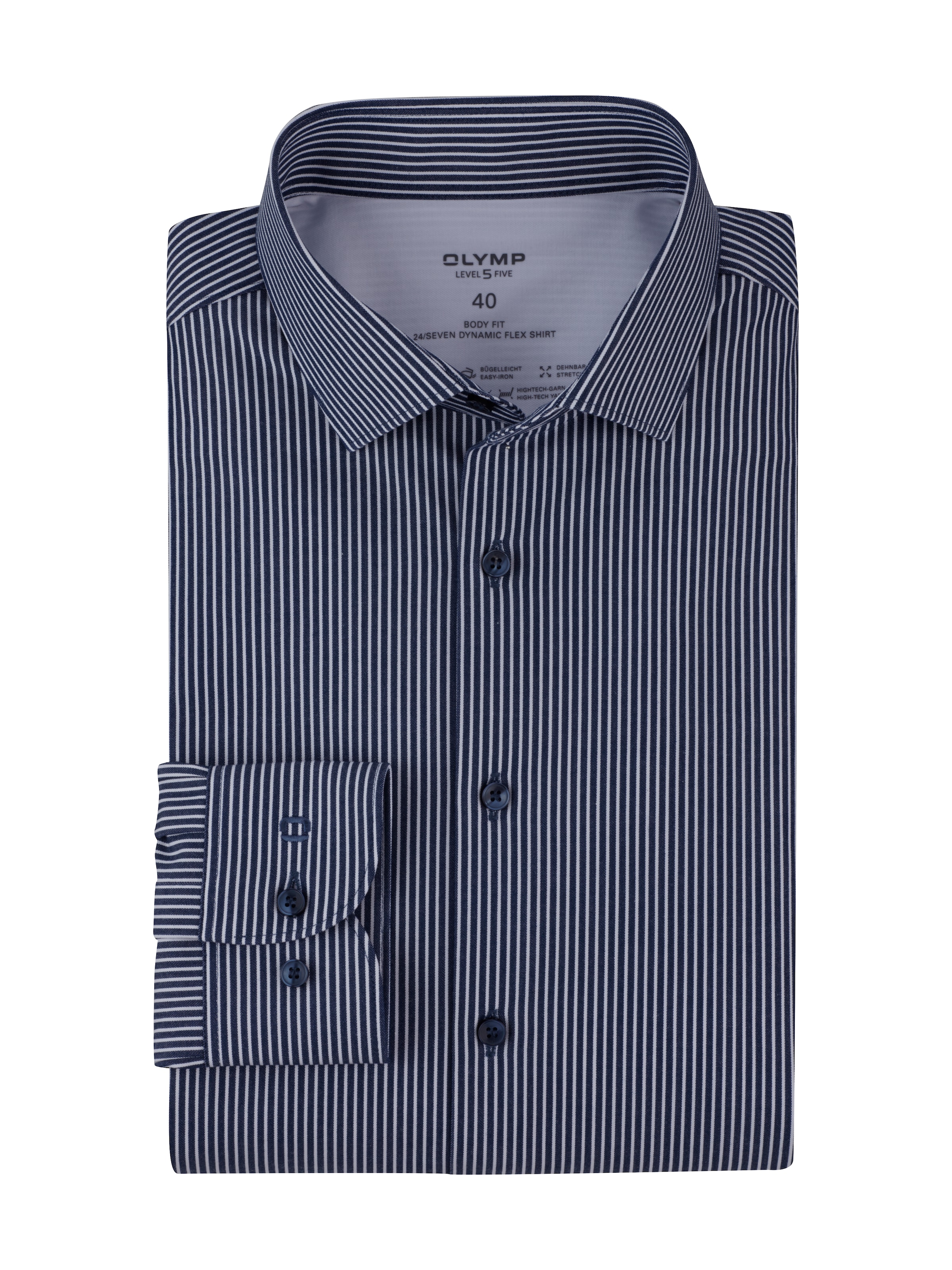 OLYMP Businesshemd "Level Five" fein gestreift günstig online kaufen