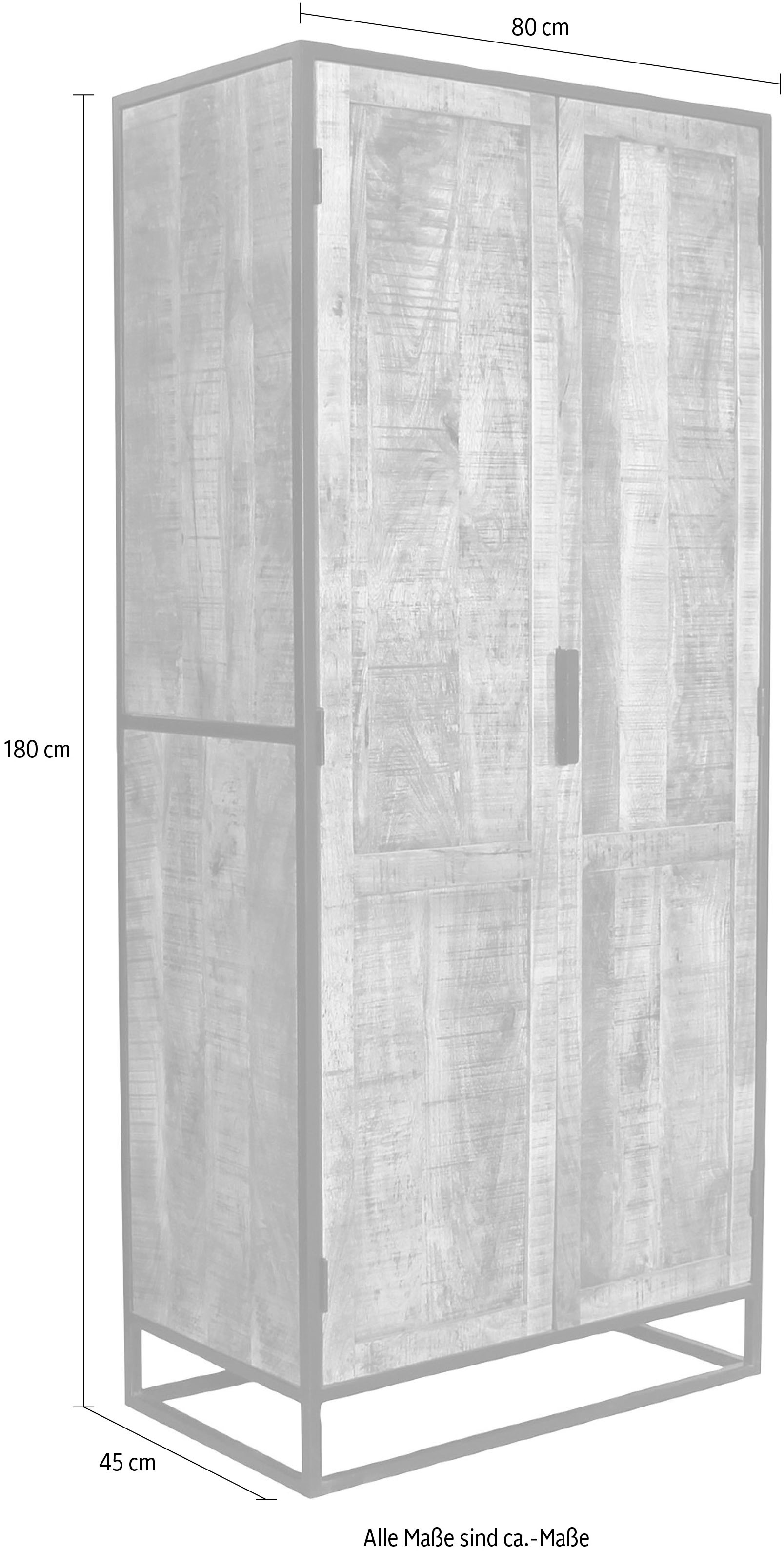 SIT Garderobenschrank, und | Design-Gestell aus BAUR schwarzem Metall Rahmen