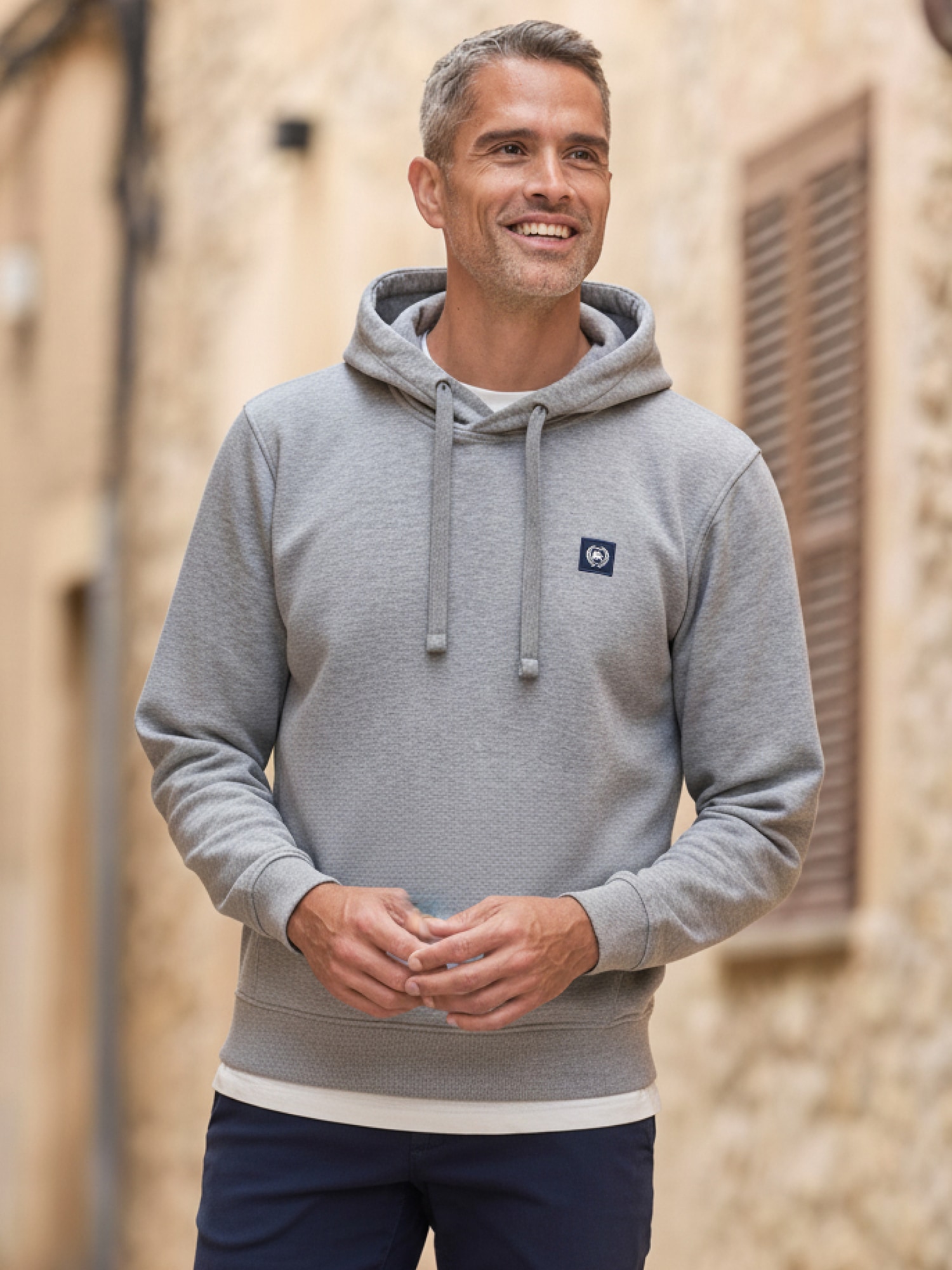 LERROS "Sweat Hoodie", Weicher Hoodie, Kapuze mit Tunnelzug, dezentes Logo, REGULAR FIT