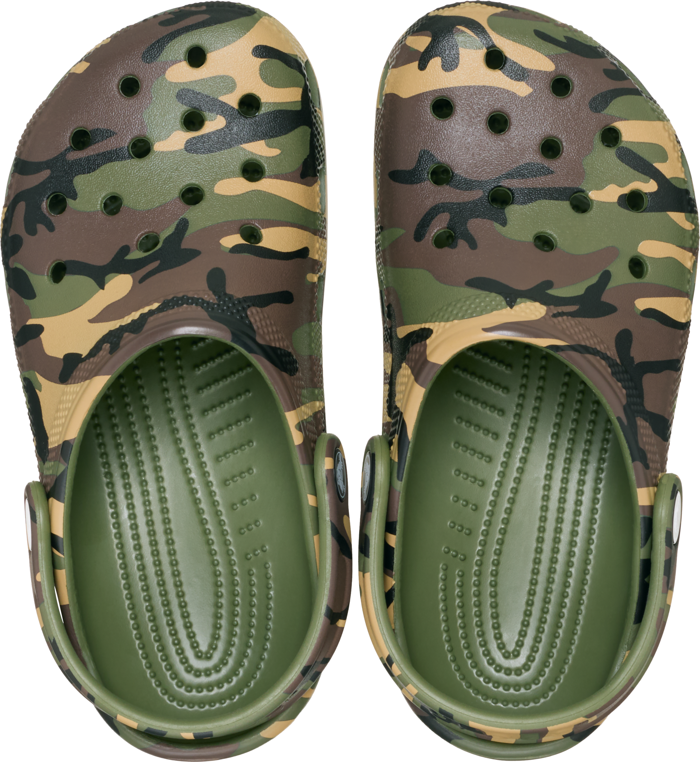 Crocs Clog »Classic Camouflage Clog«  Sommerschuh, Strandschuh, Sandale, Hausschuh mit Lüftungsöffnungen
