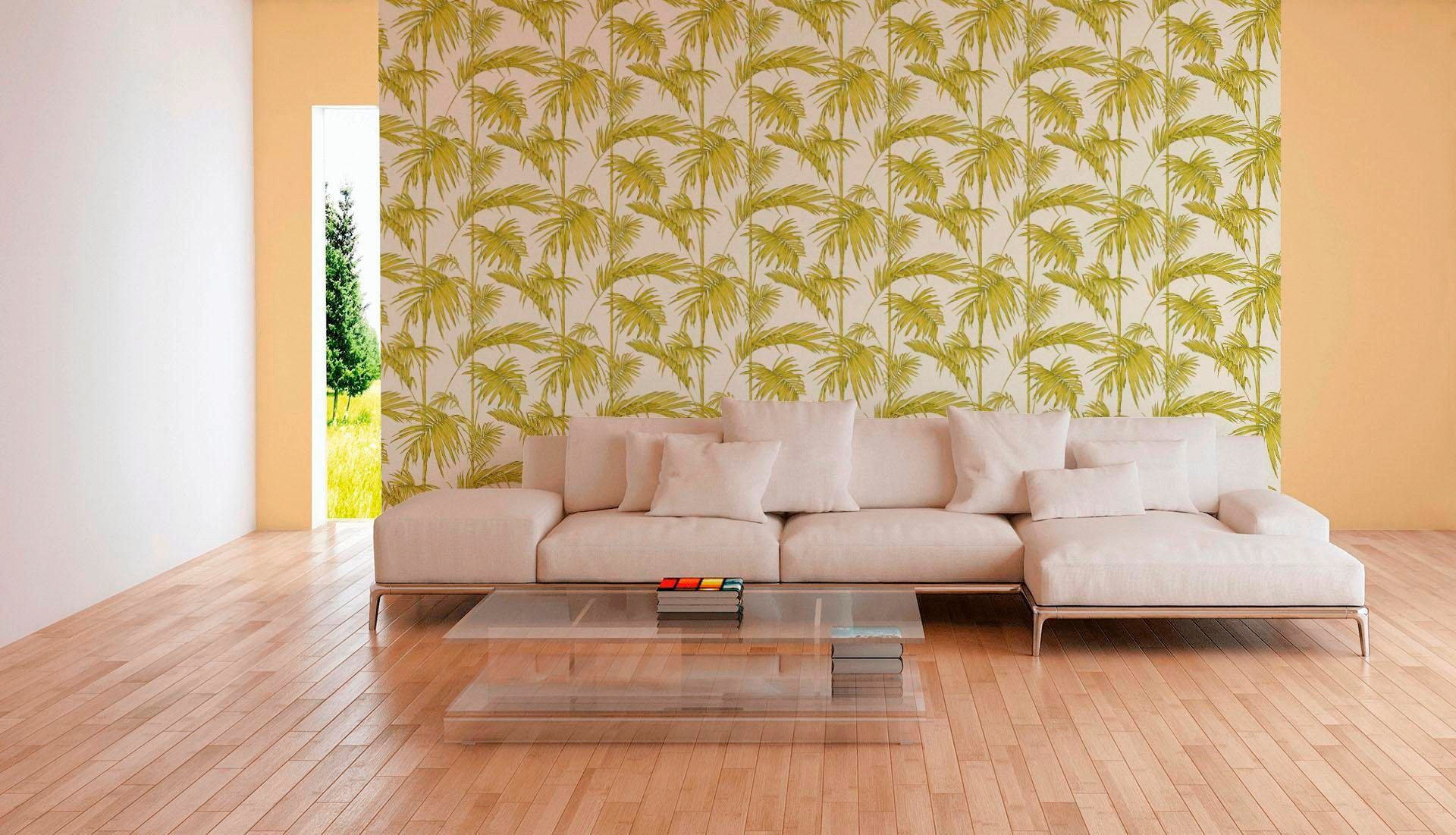 living walls Vliestapete »Metropolitan Stories Lola Paris«, uni-einfarbig-unifarben, Uni Tapete einfarbig Tapeten Wohnzimmer Schlafzimmer Küche modern Büro