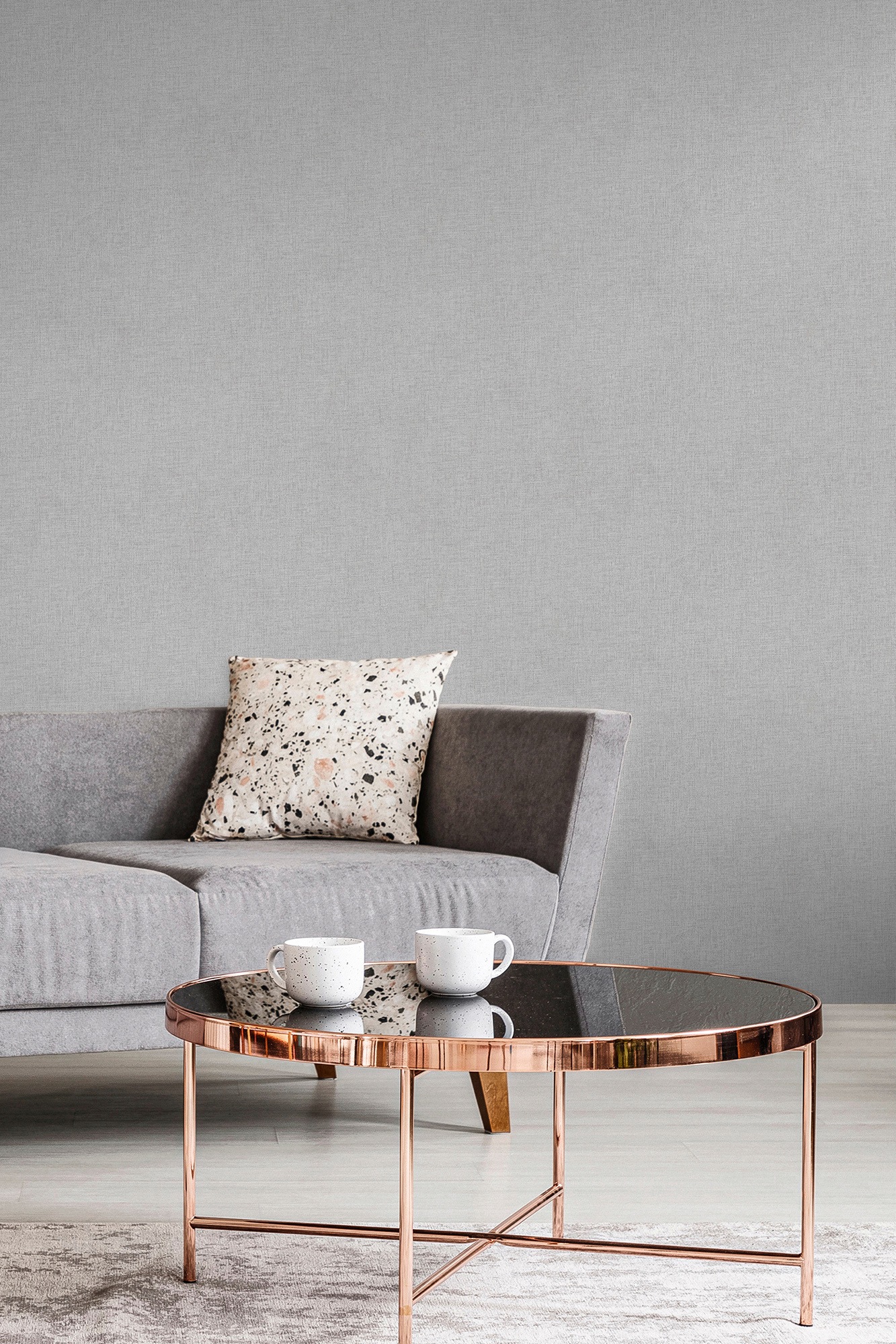 living walls Vliestapete »New Walls Uni« einfarbig | uni | unifarben leicht strukturiert Uni Tapete einfarbig Tapeten Wohnzimmer Schlafzimmer Küche modern Büro