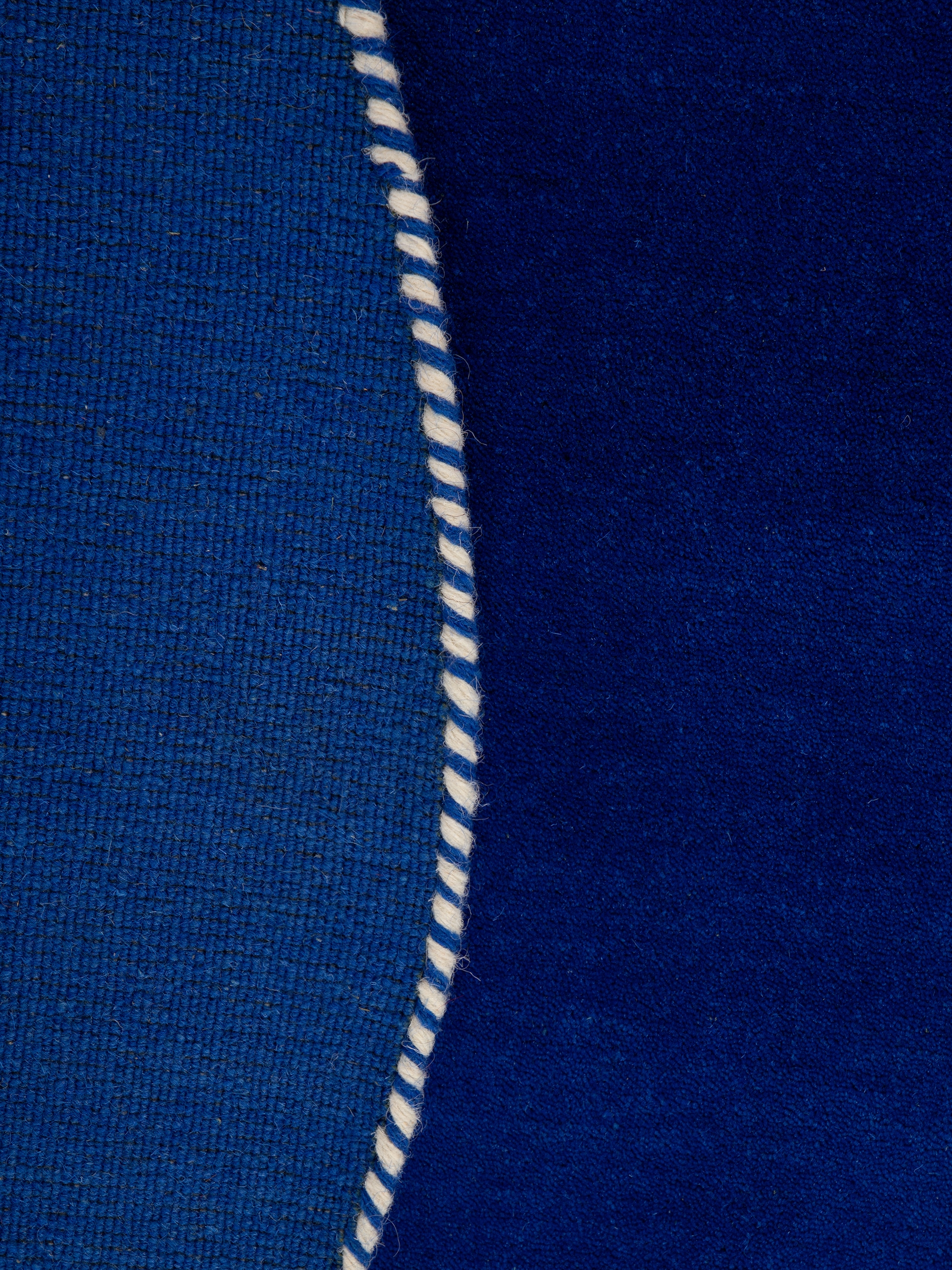 carpetfine Wollteppich »Gabbeh Lola Uni«, rund, 14 mm Höhe, mit natürlichem Pflanzenmaterial von Hand gewebt, auch als Läufer