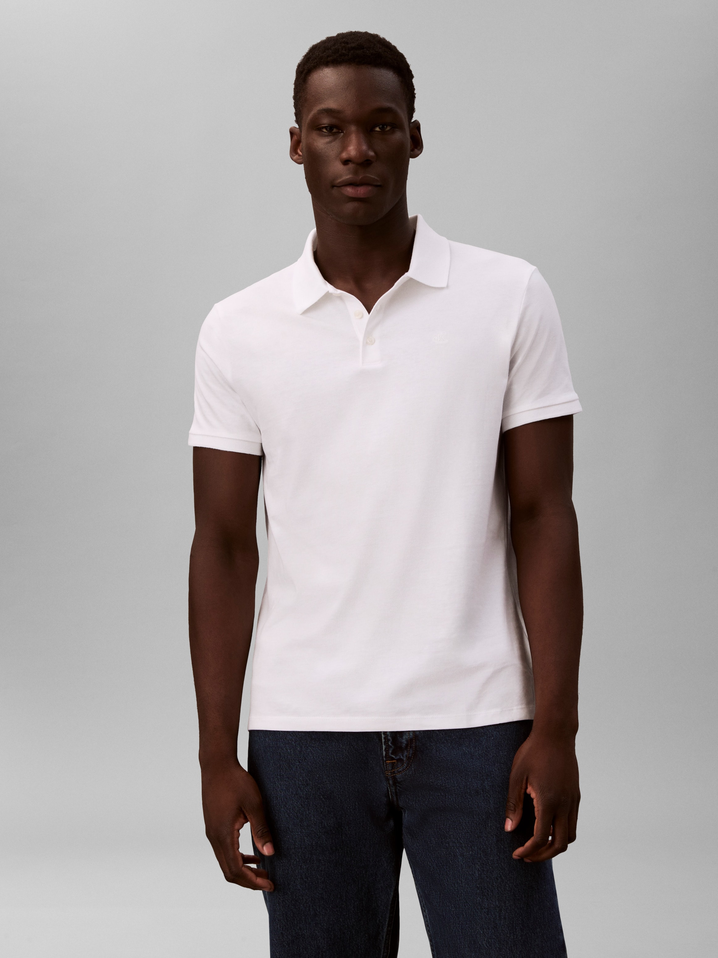 Calvin Klein Jeans Poloshirt "CLASSIC MONOGRAM" normale Passform, basic, Lo günstig online kaufen