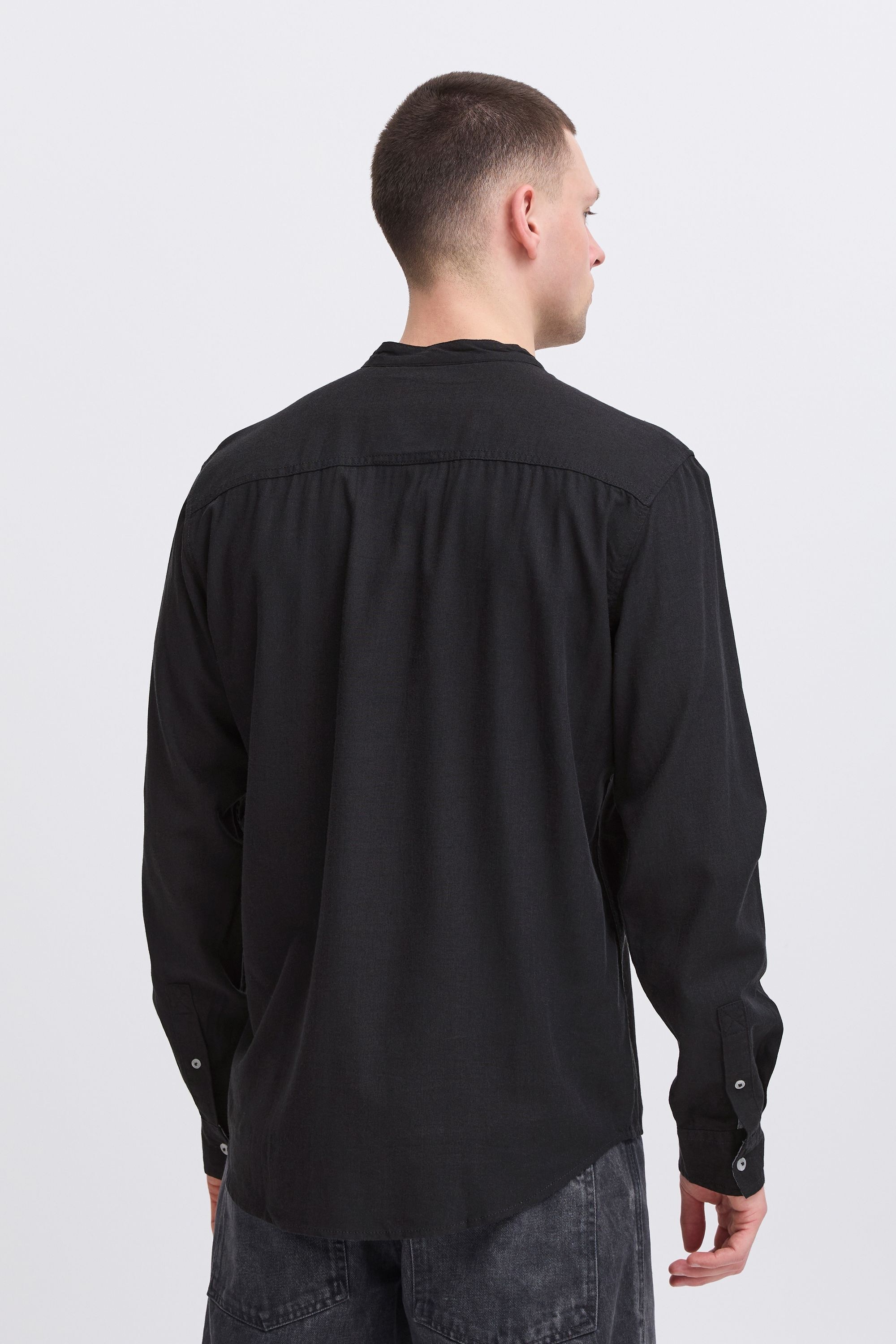 Blend Langarmhemd »Langarmhemd BHBobby Shirt mandarin«