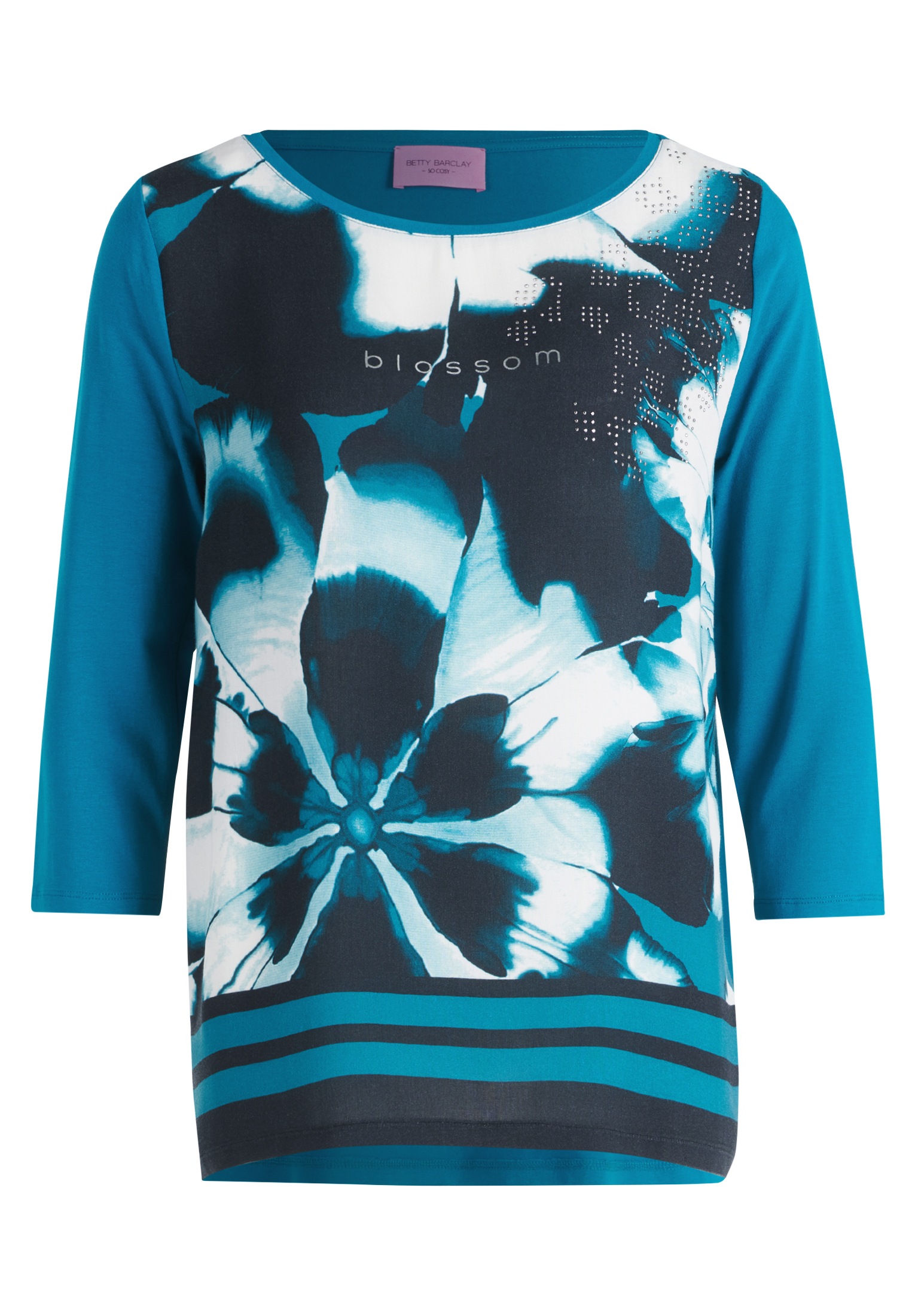 Betty Barclay 3/4-Arm-Shirt "Betty Barclay Damen Blusenshirt mit Aufdruck", günstig online kaufen