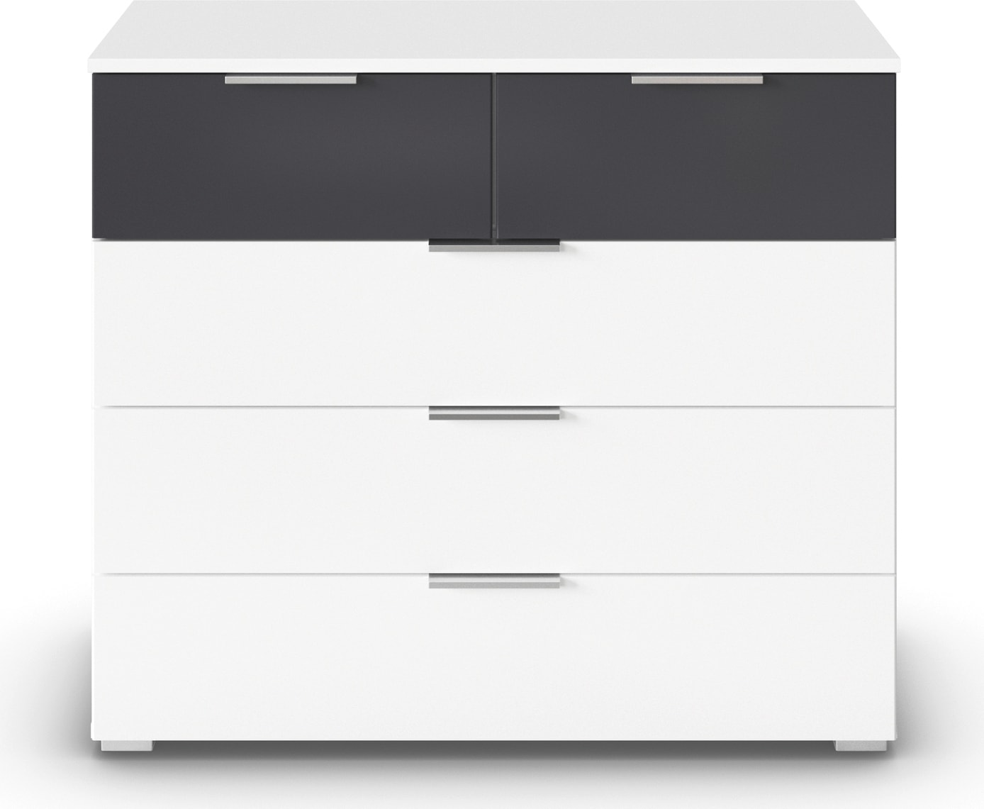 rauch Schubkastenkommode »Monza Sideboard Kommode Wäscheschrank«, mit 5 geräumigen Schubkästen in trendigen Farbkombinationen