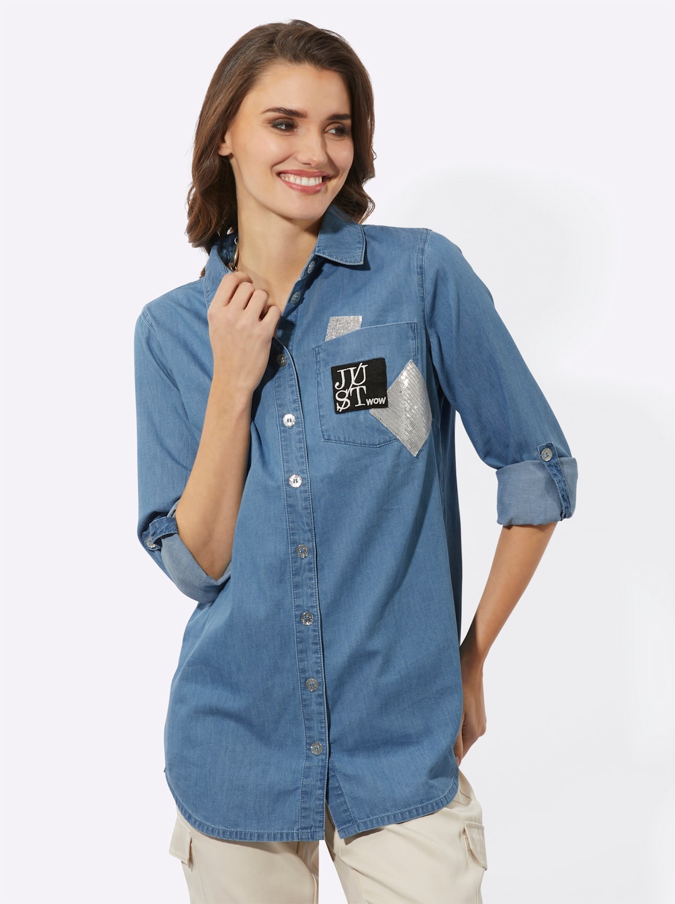 Inspirationen Jeansbluse günstig online kaufen