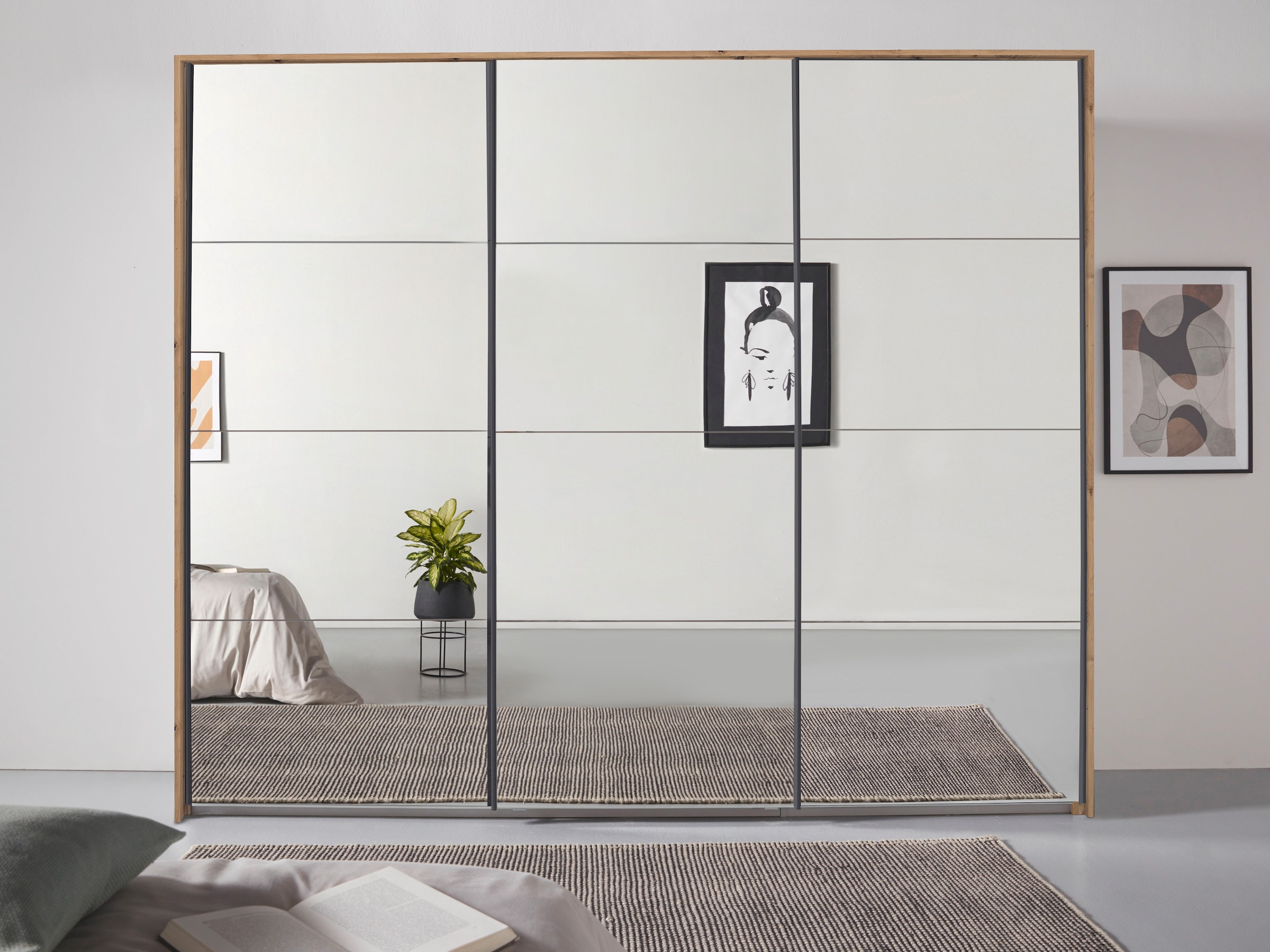 rauch Schwebetürenschrank "Kleiderschrank Schrank Garderobe OTELI inkl. 3 I günstig online kaufen