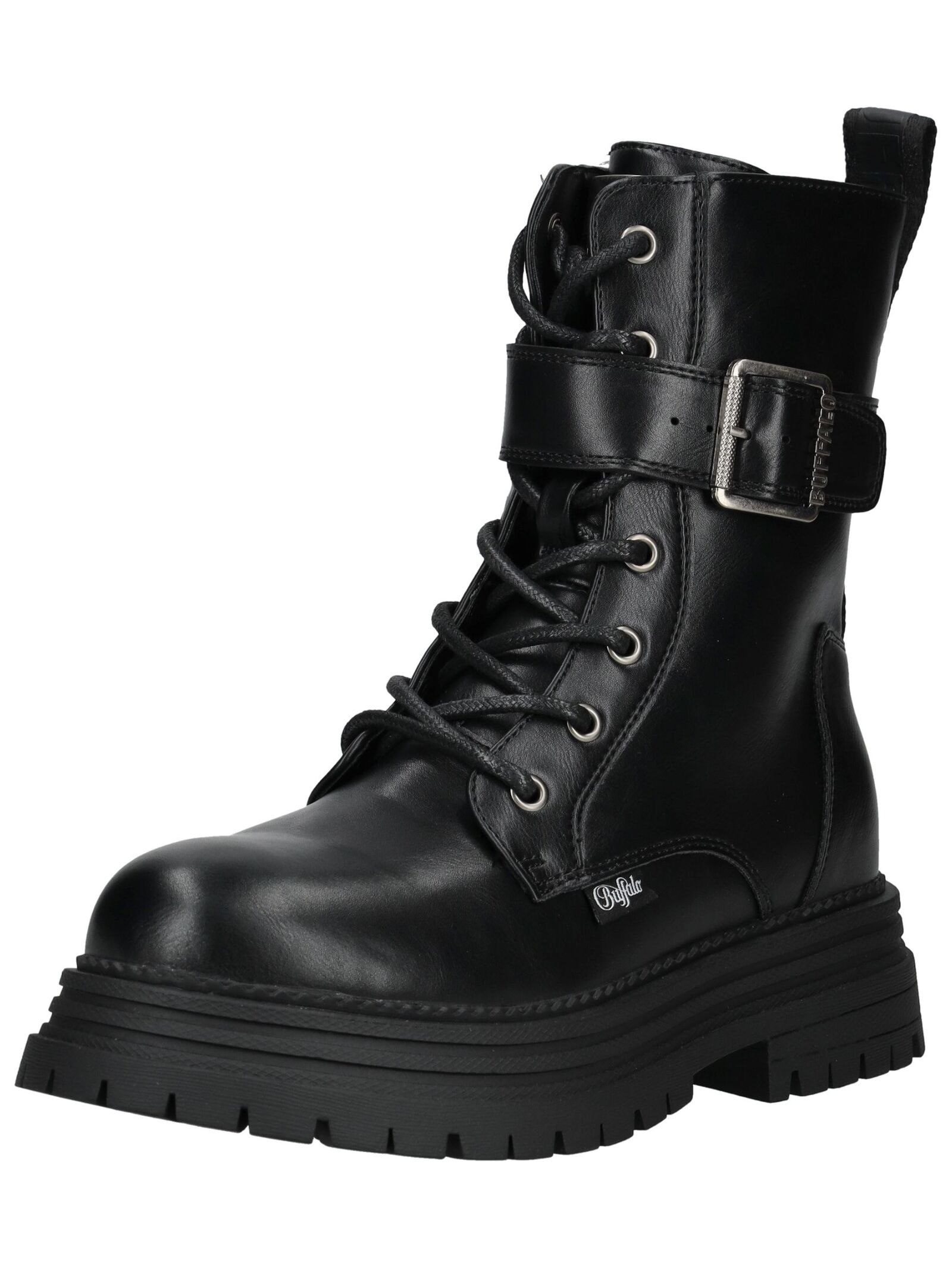 Buffalo Schnürstiefelette "Buffalo Stiefelette Lederimitat" günstig online kaufen