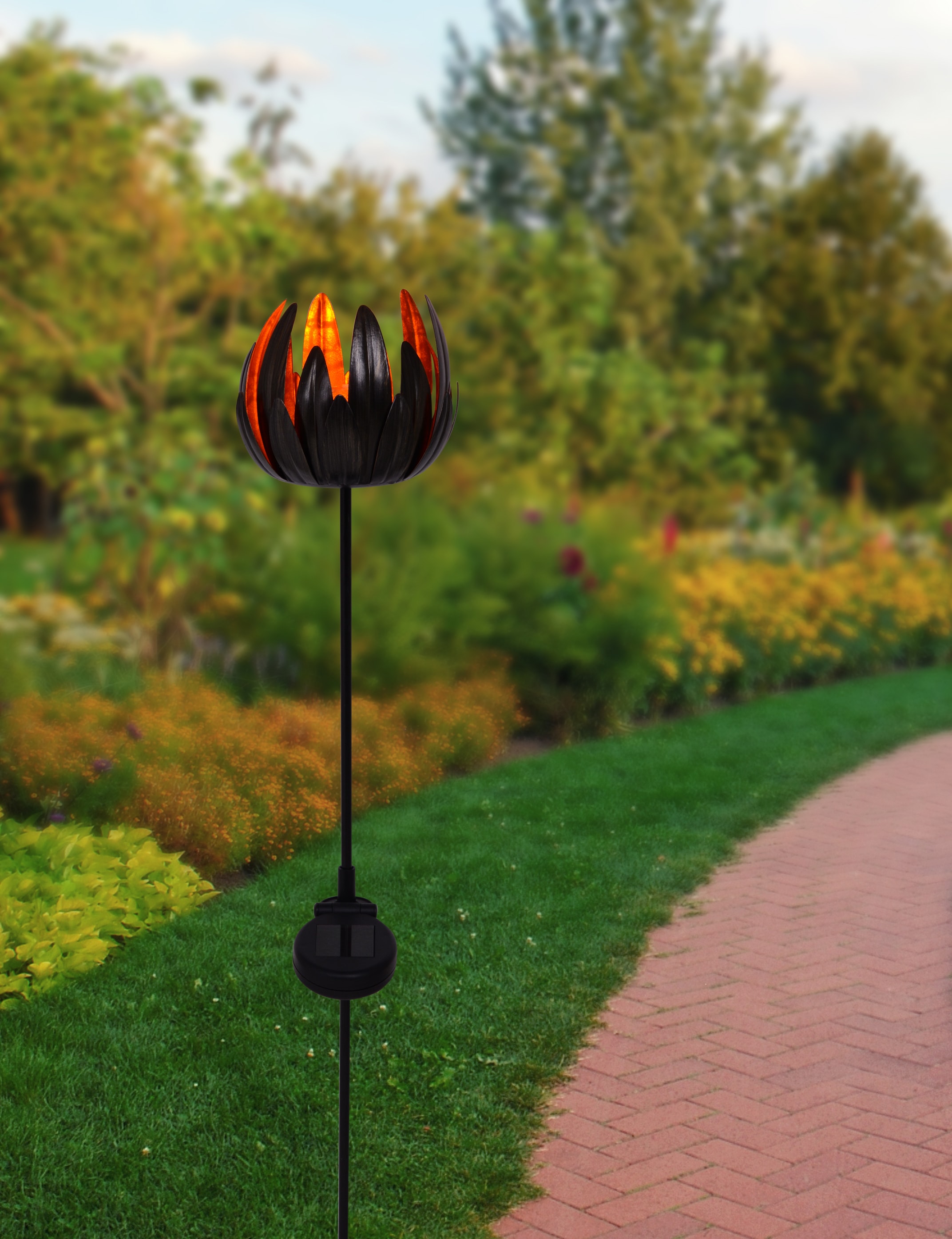 näve LED Gartenleuchte »Blume«, Leuchtmittel LED-Modul | LED fest integriert