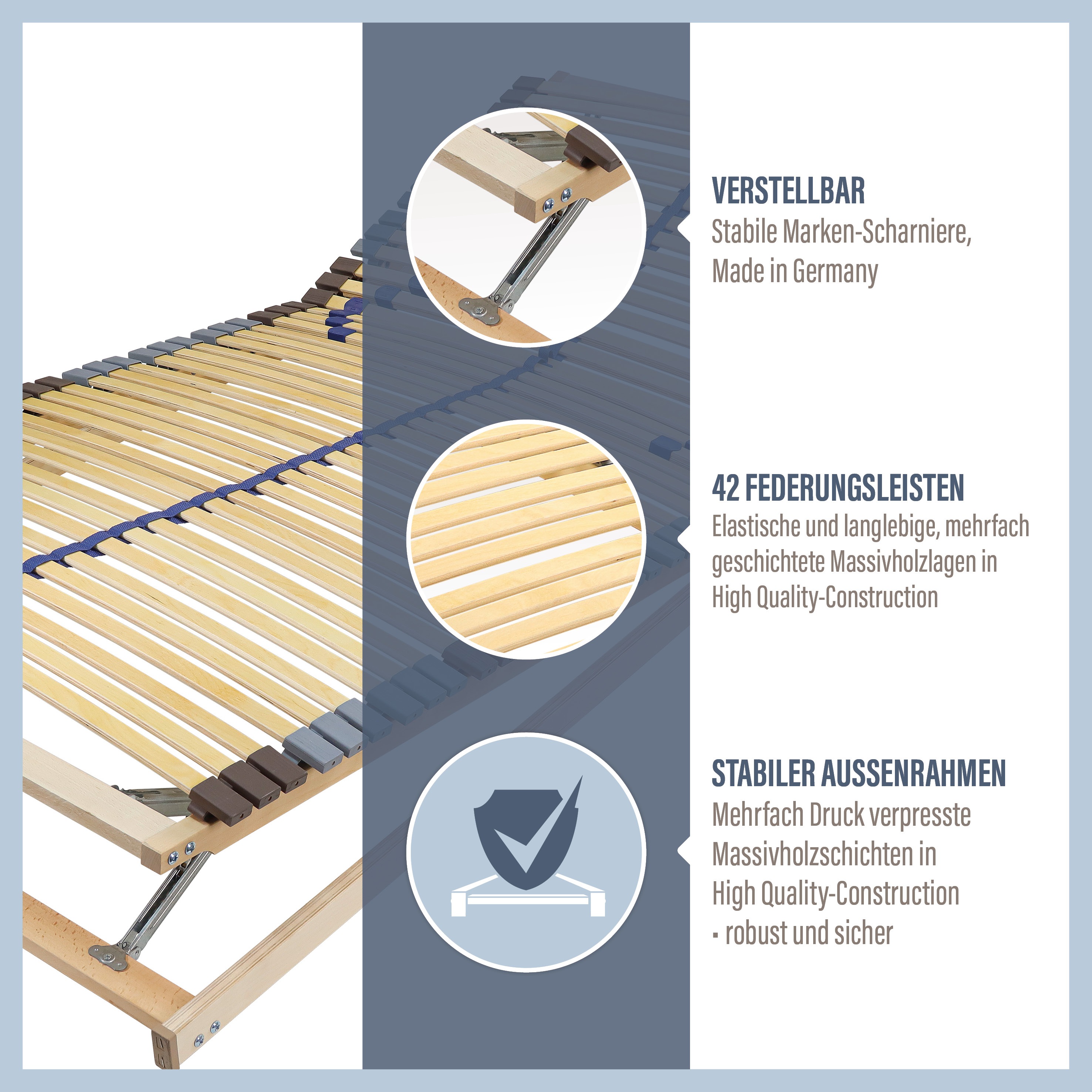 Thumbnail - Beco Lattenrost "Blue Royal KF" ausgezeichnet mit dem Blauen Engel